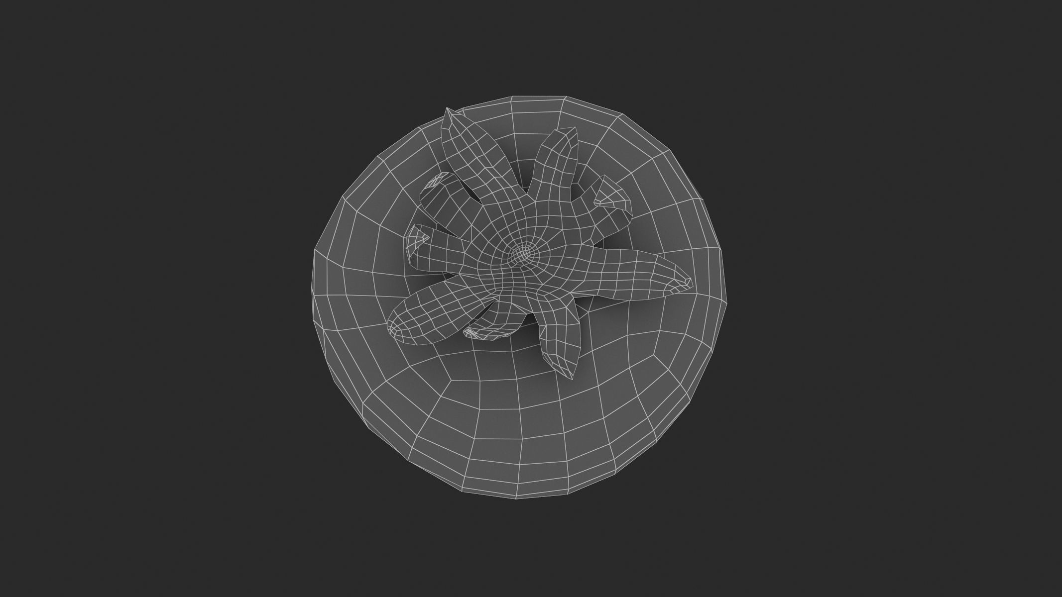 Strawberry Low Poly PBR Texure Low-poly 3D model_8