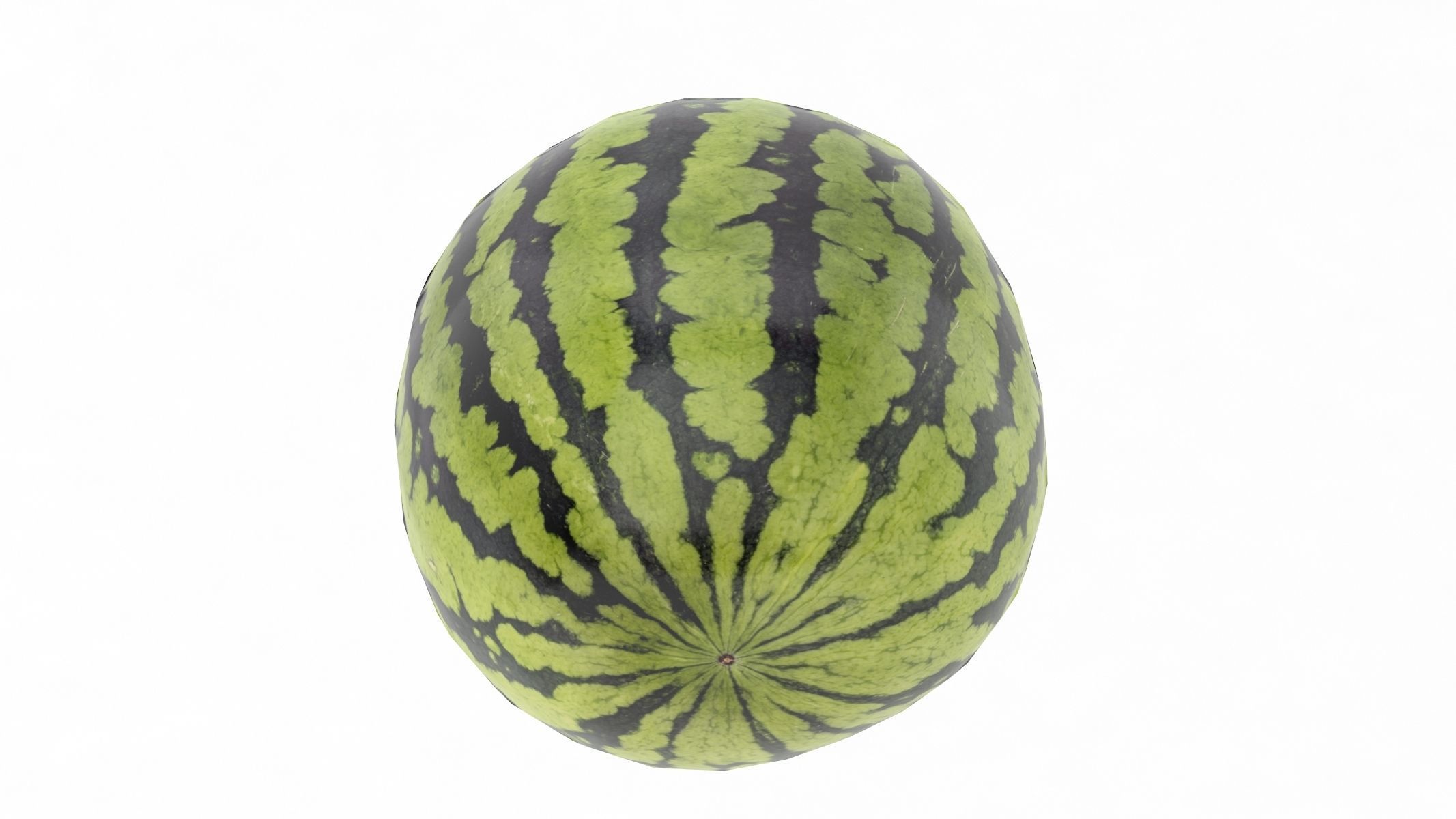 Watermelon Low Poly PBR Low-poly 3D model_4