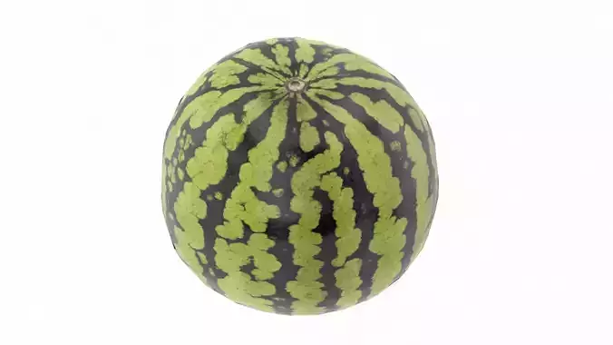 Watermelon Low Poly PBR Low-poly 3D model
