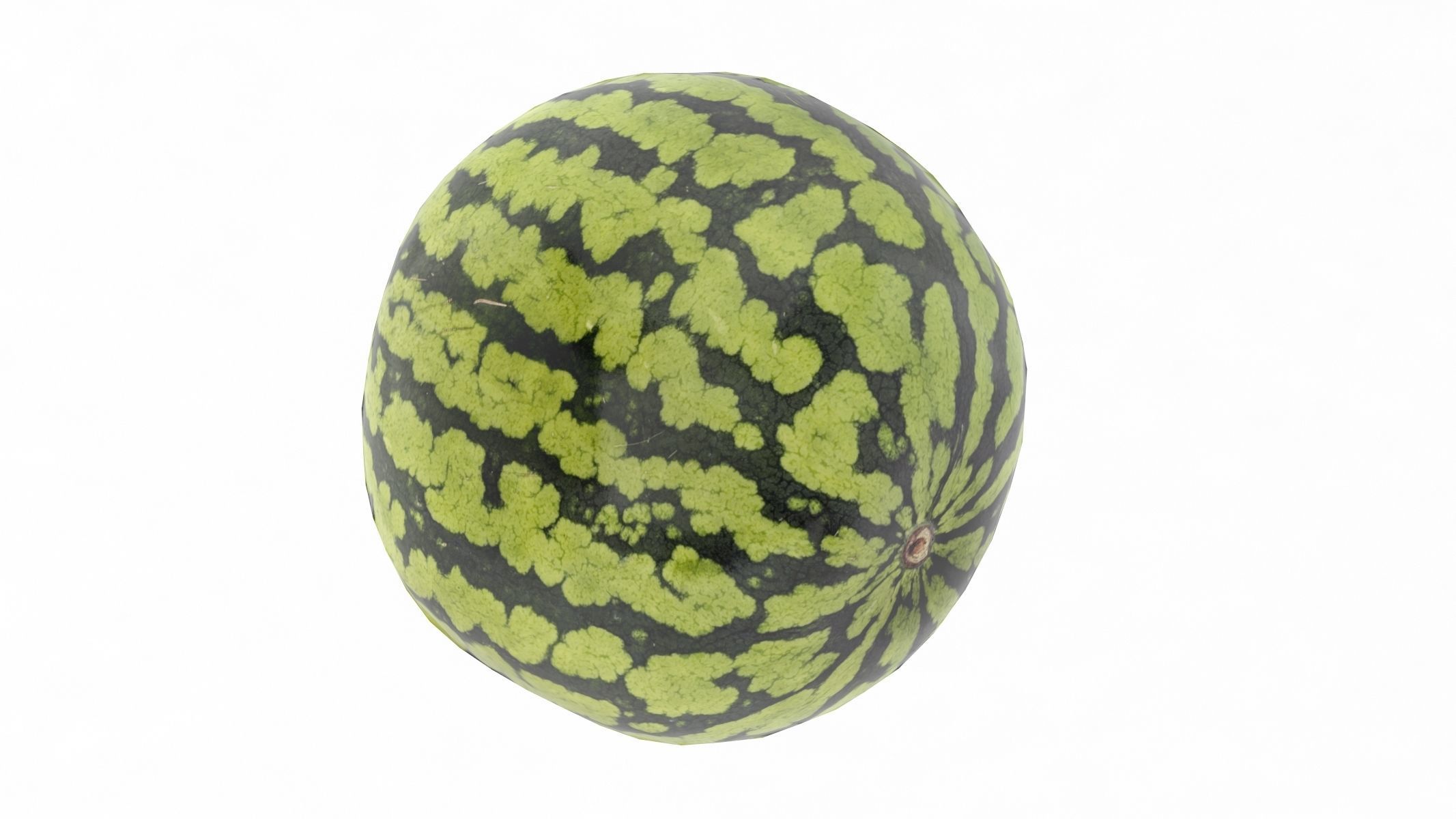 Watermelon Low Poly PBR Low-poly 3D model_2