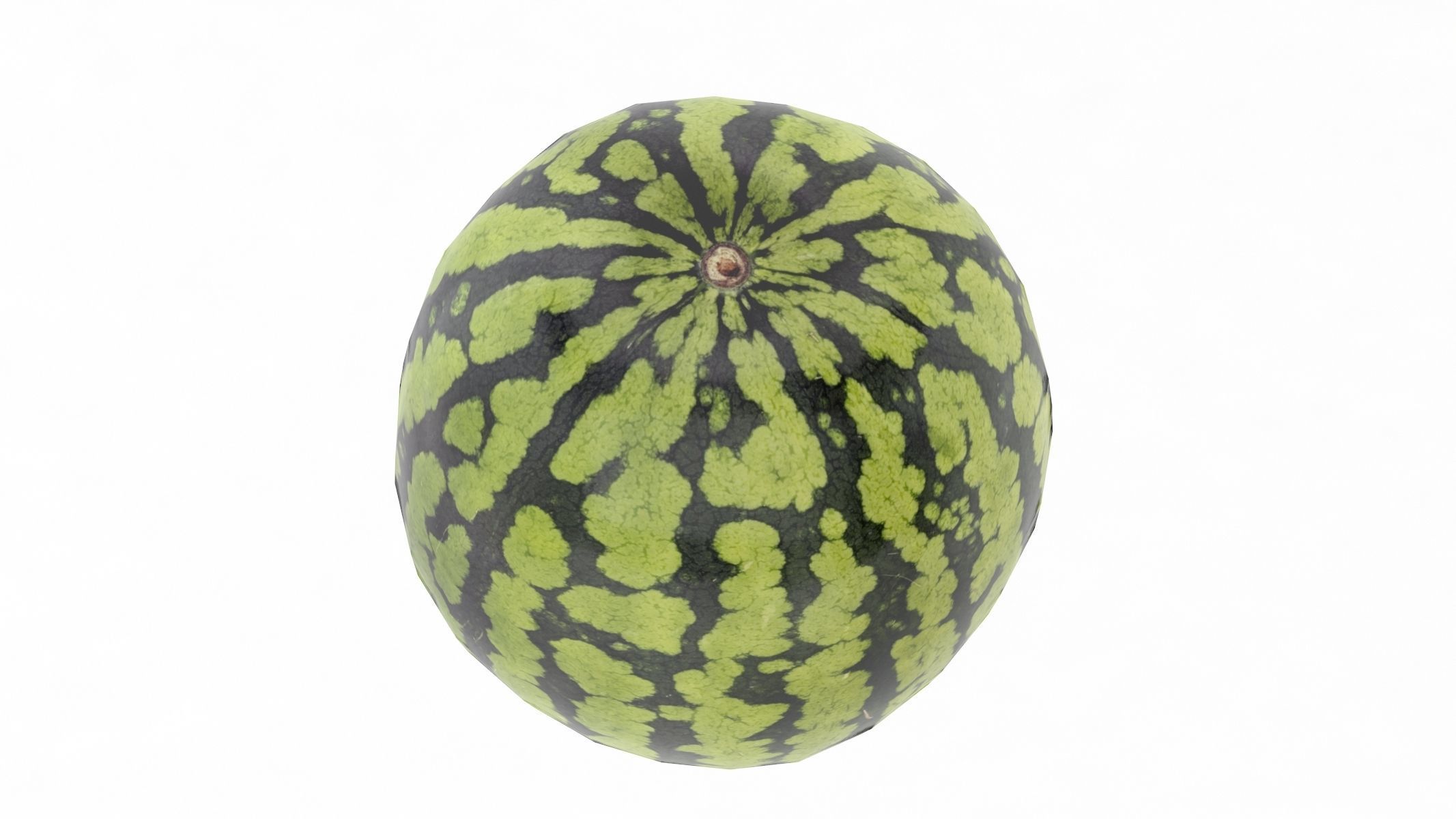 Watermelon Low Poly PBR Low-poly 3D model_3