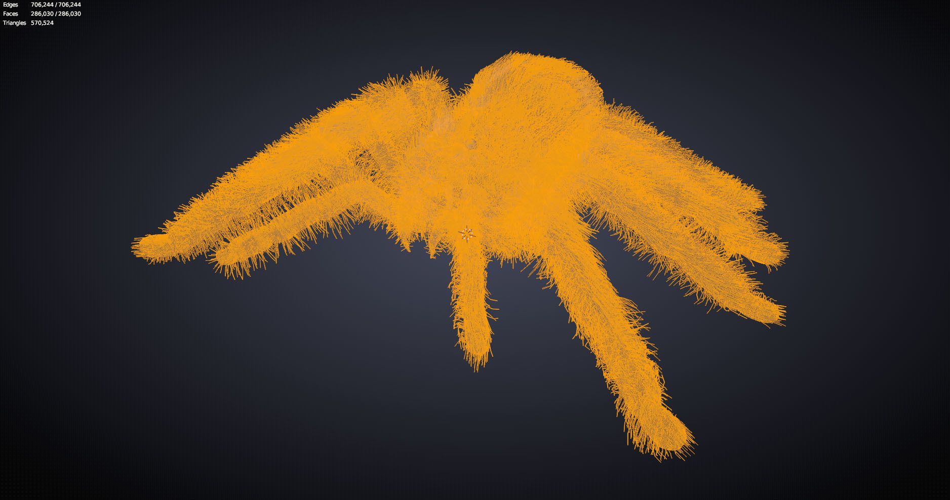 Psalmopoeus Cambridgei 3D model_16