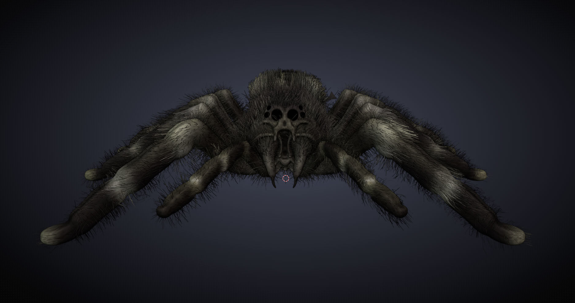 Psalmopoeus Cambridgei 3D model_7