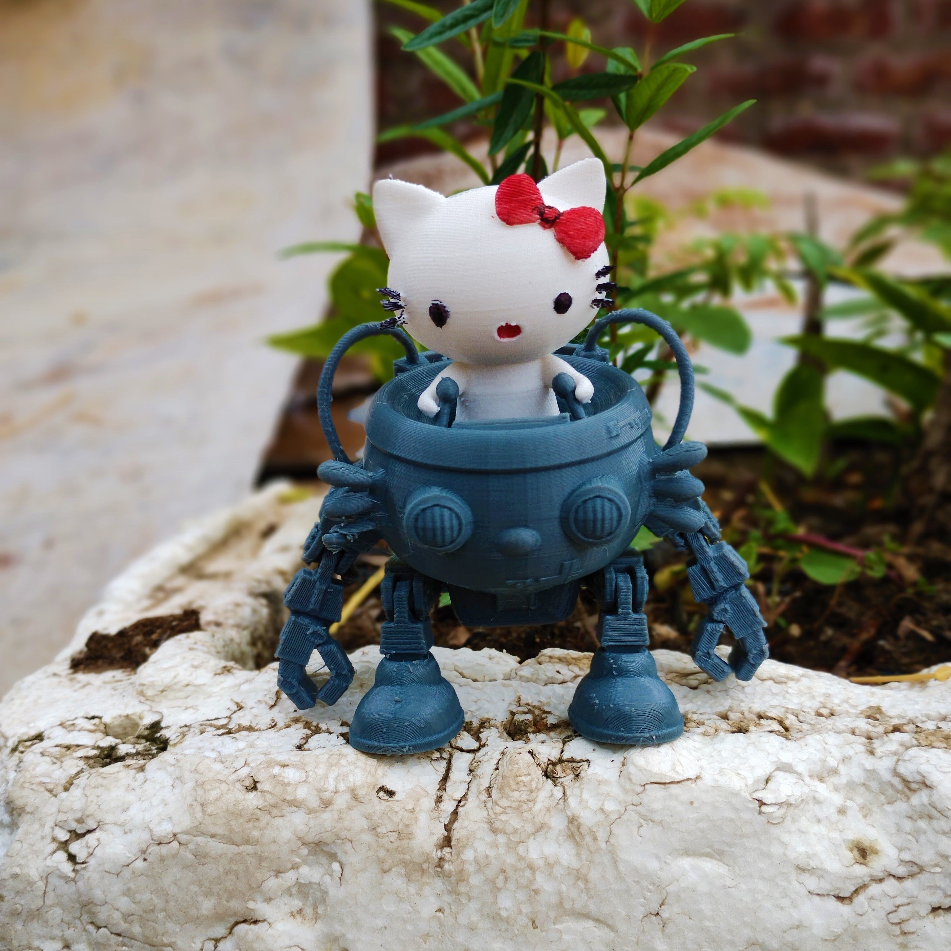 Hello Kitty Robot 3D model 3D printable CGTrader