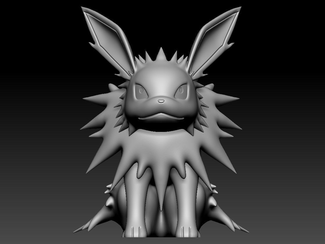 Jolteon 3D print model_2
