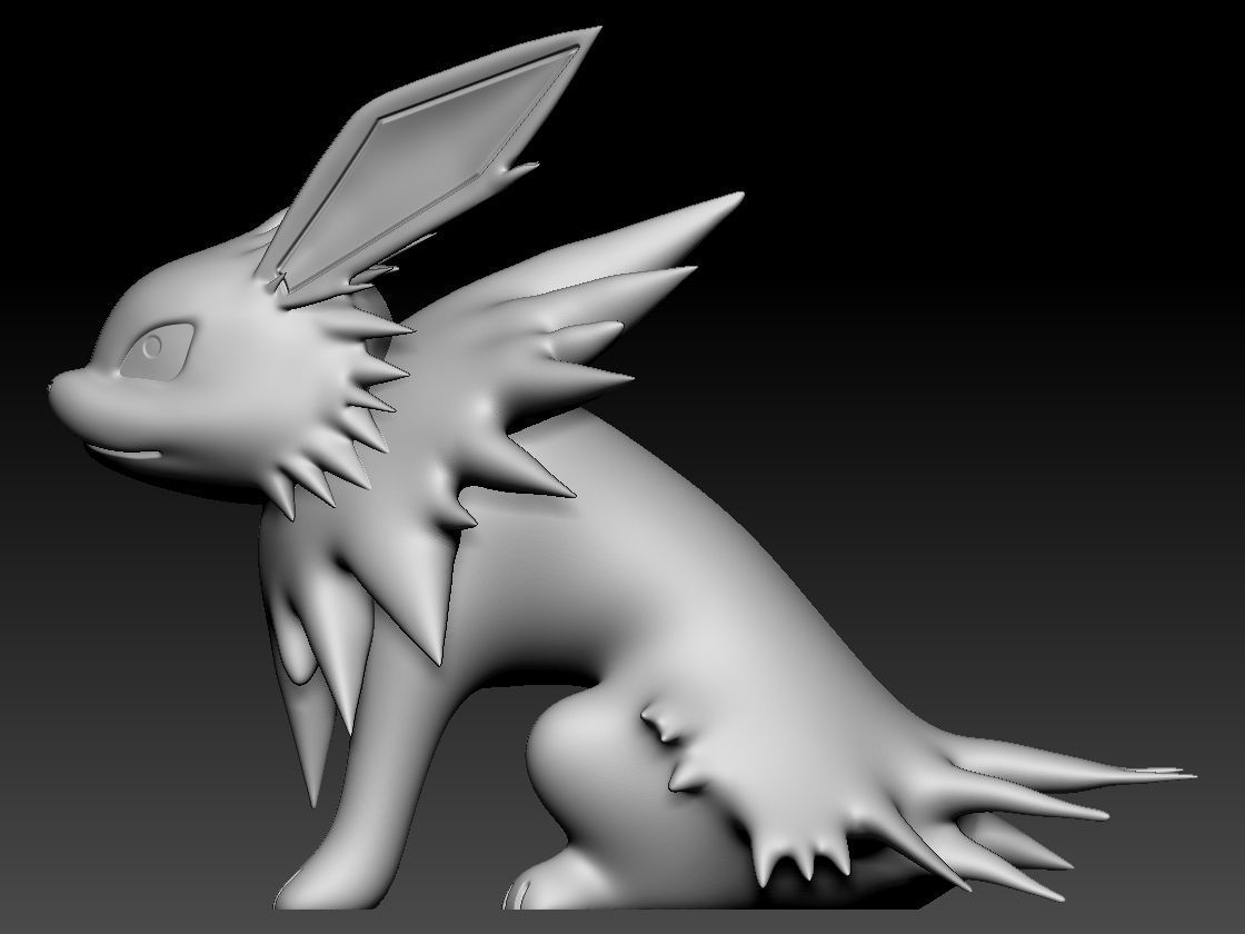 Jolteon 3D print model_6