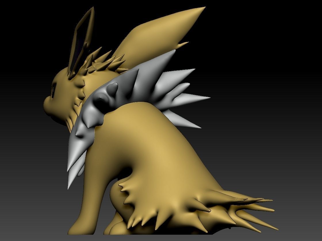 Jolteon 3D print model_7