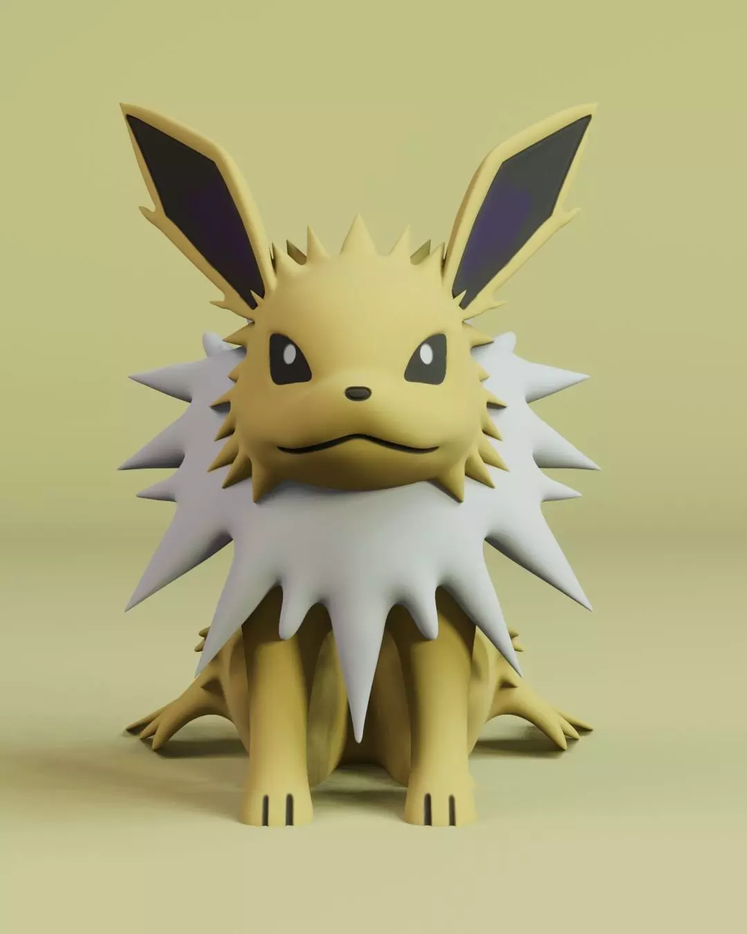 Jolteon 3D print model_0