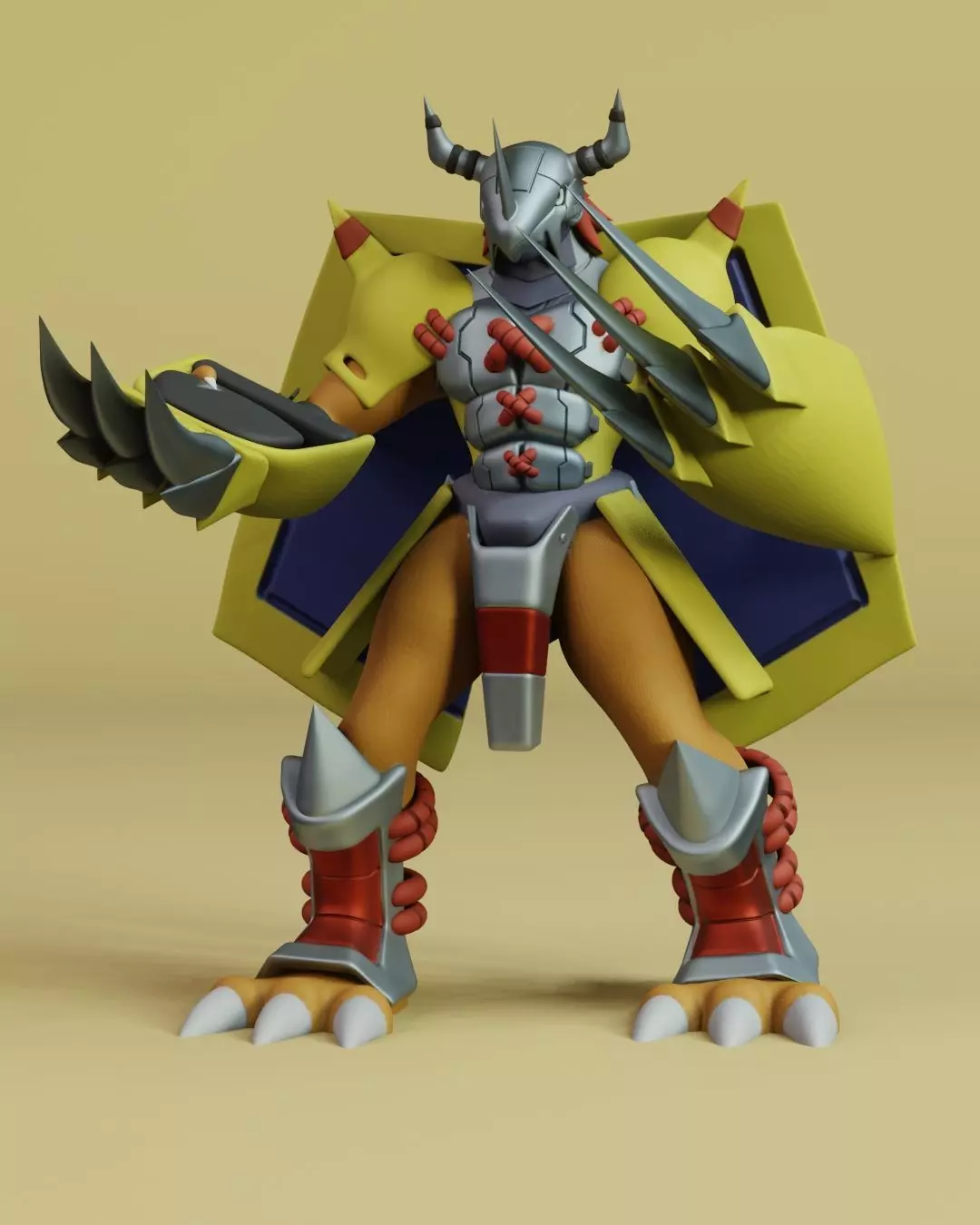 Wargreymon 3D print model