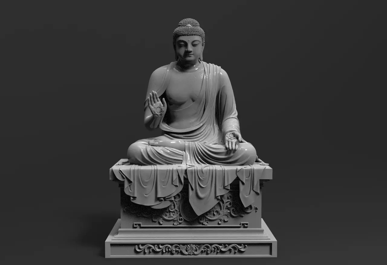 Buddha 3D print model_0
