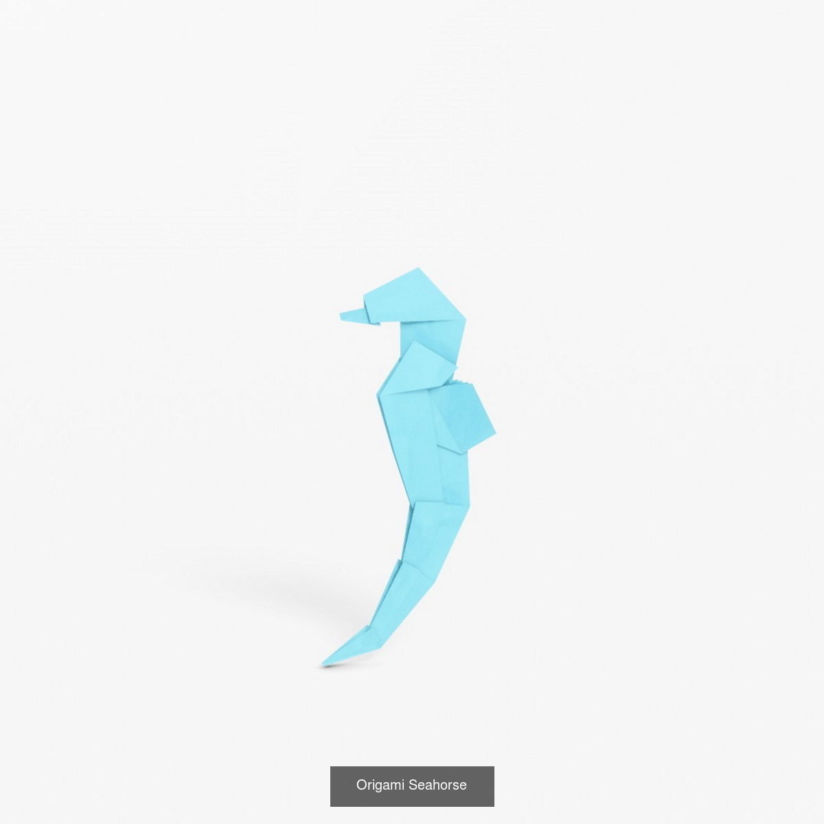 Origami creatures 3D Model Collection_11