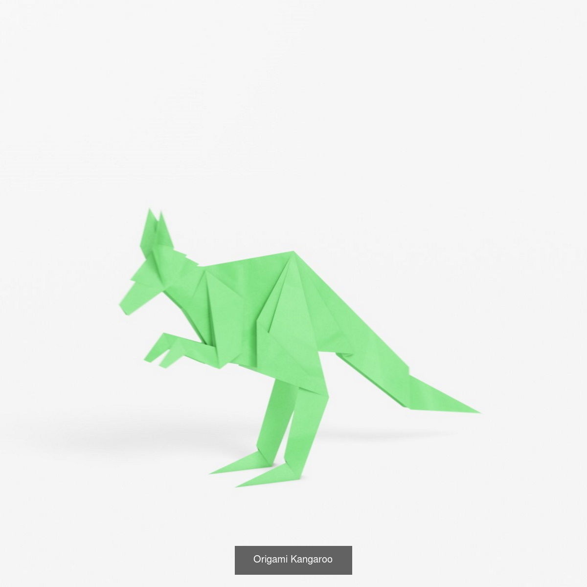 Origami creatures 3D Model Collection_12