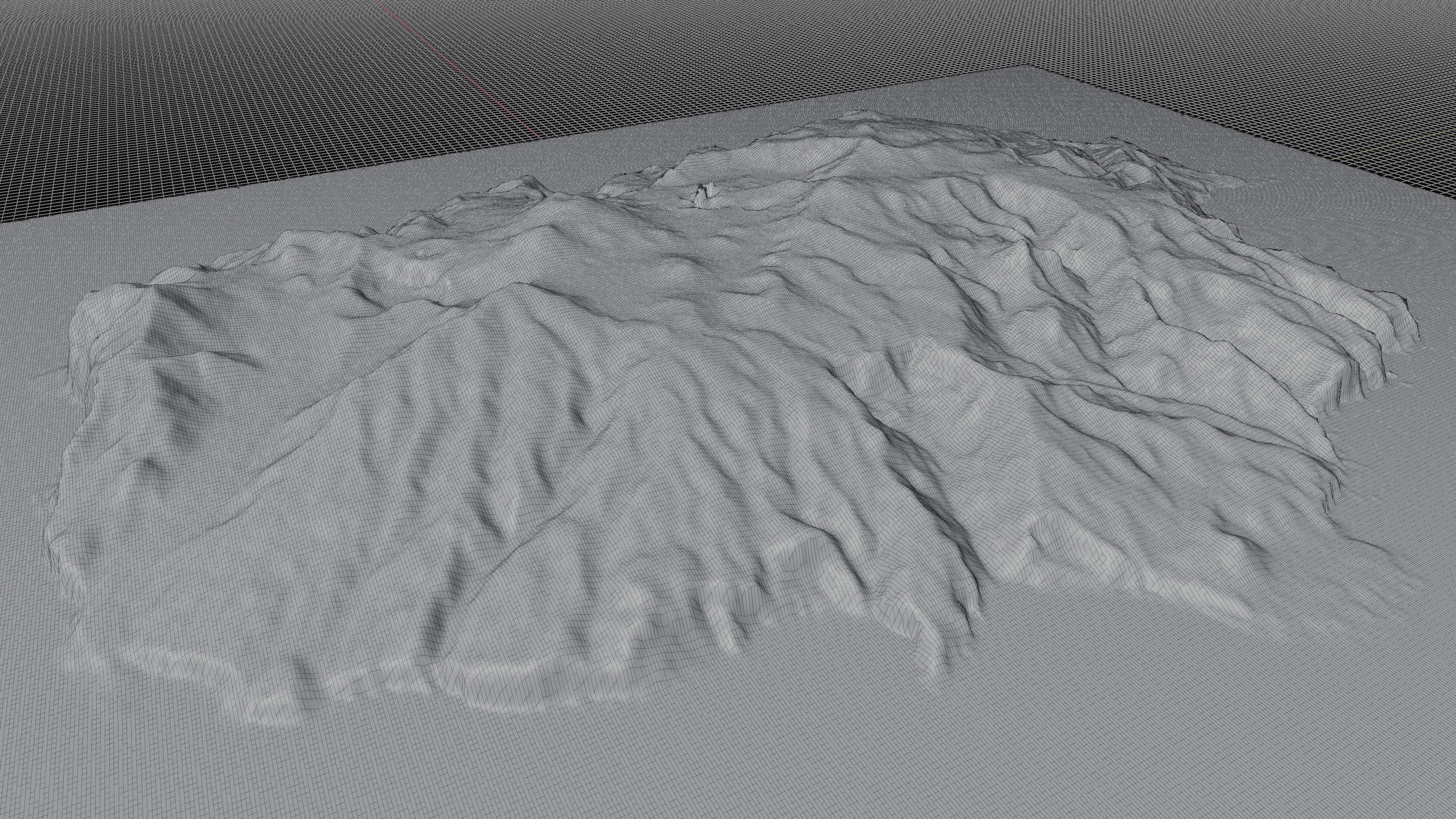 Flores island full 3d model terrain 3D model_9