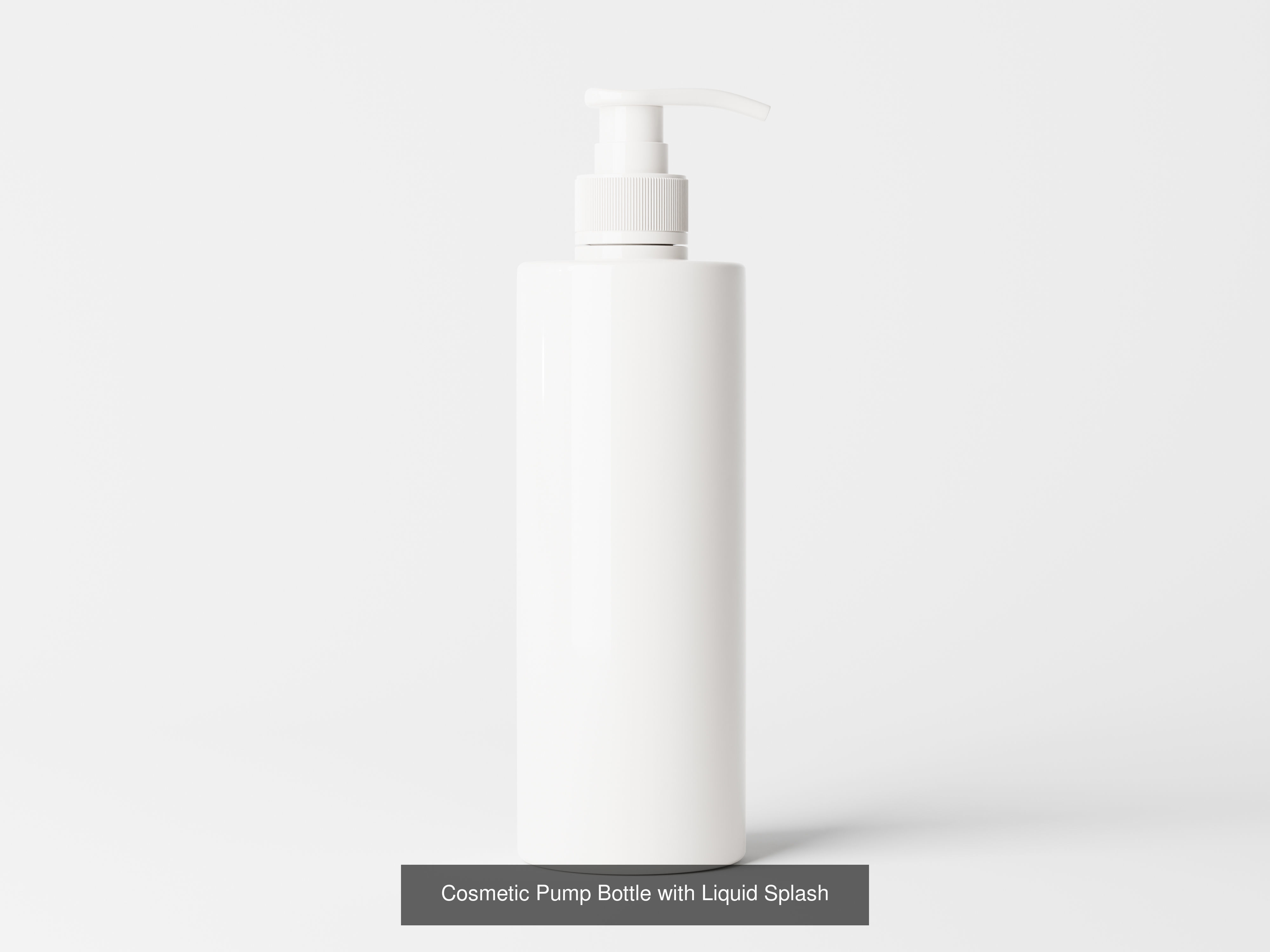 Cosmetic Bottle Collection with Liquid Splashes _17