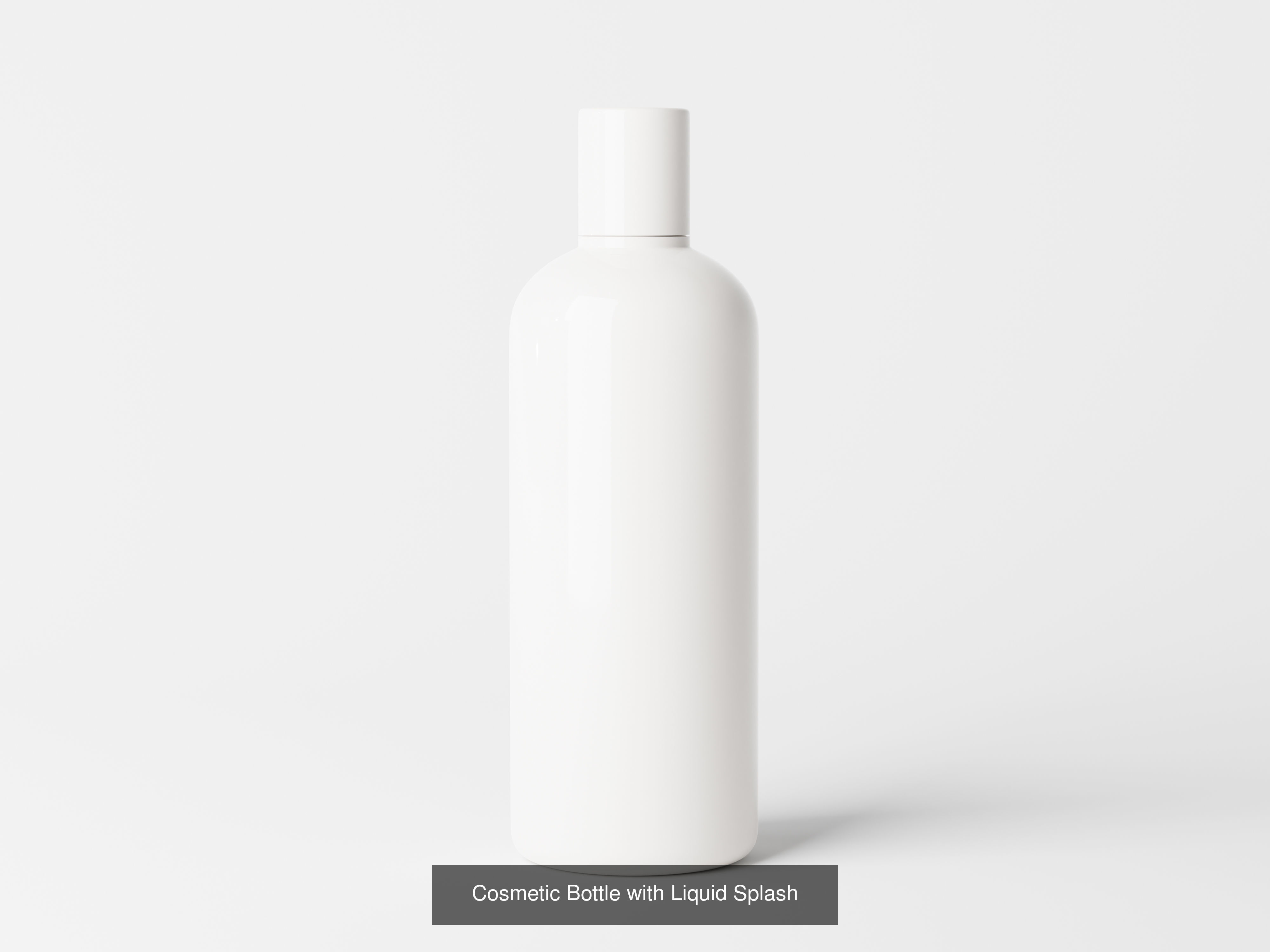 Cosmetic Bottle Collection with Liquid Splashes _18