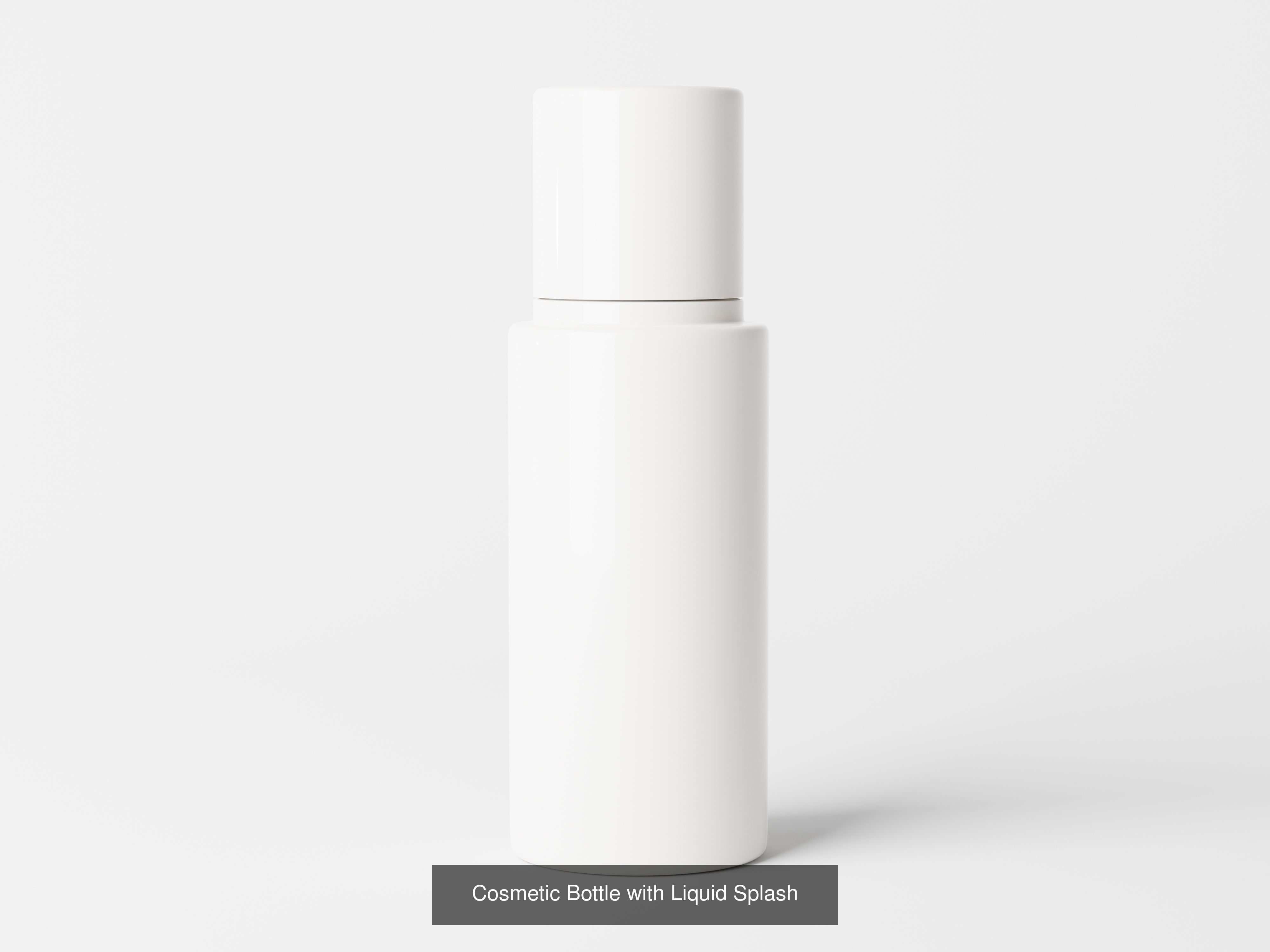 Cosmetic Bottle Collection with Liquid Splashes _13