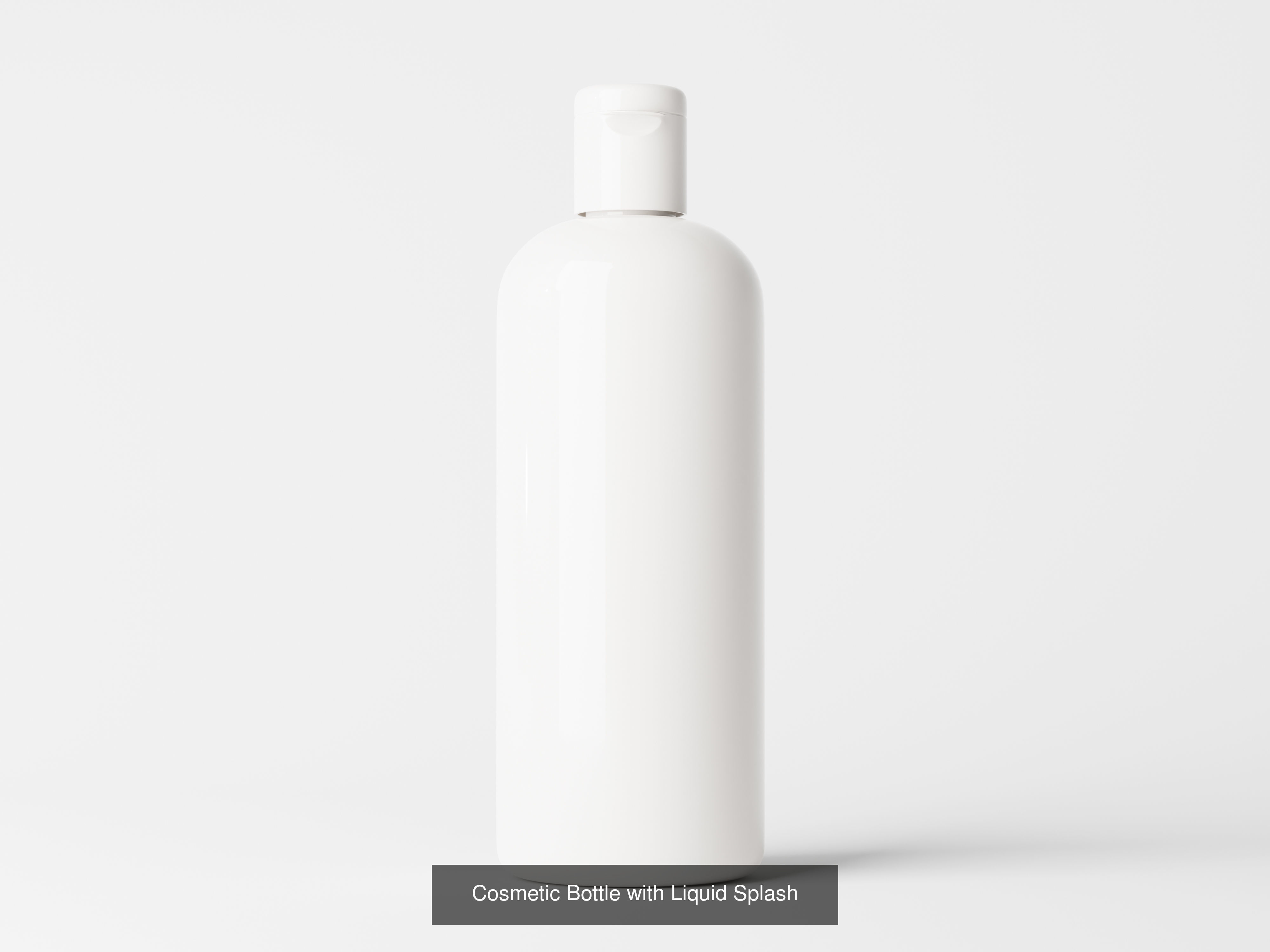 Cosmetic Bottle Collection with Liquid Splashes _12