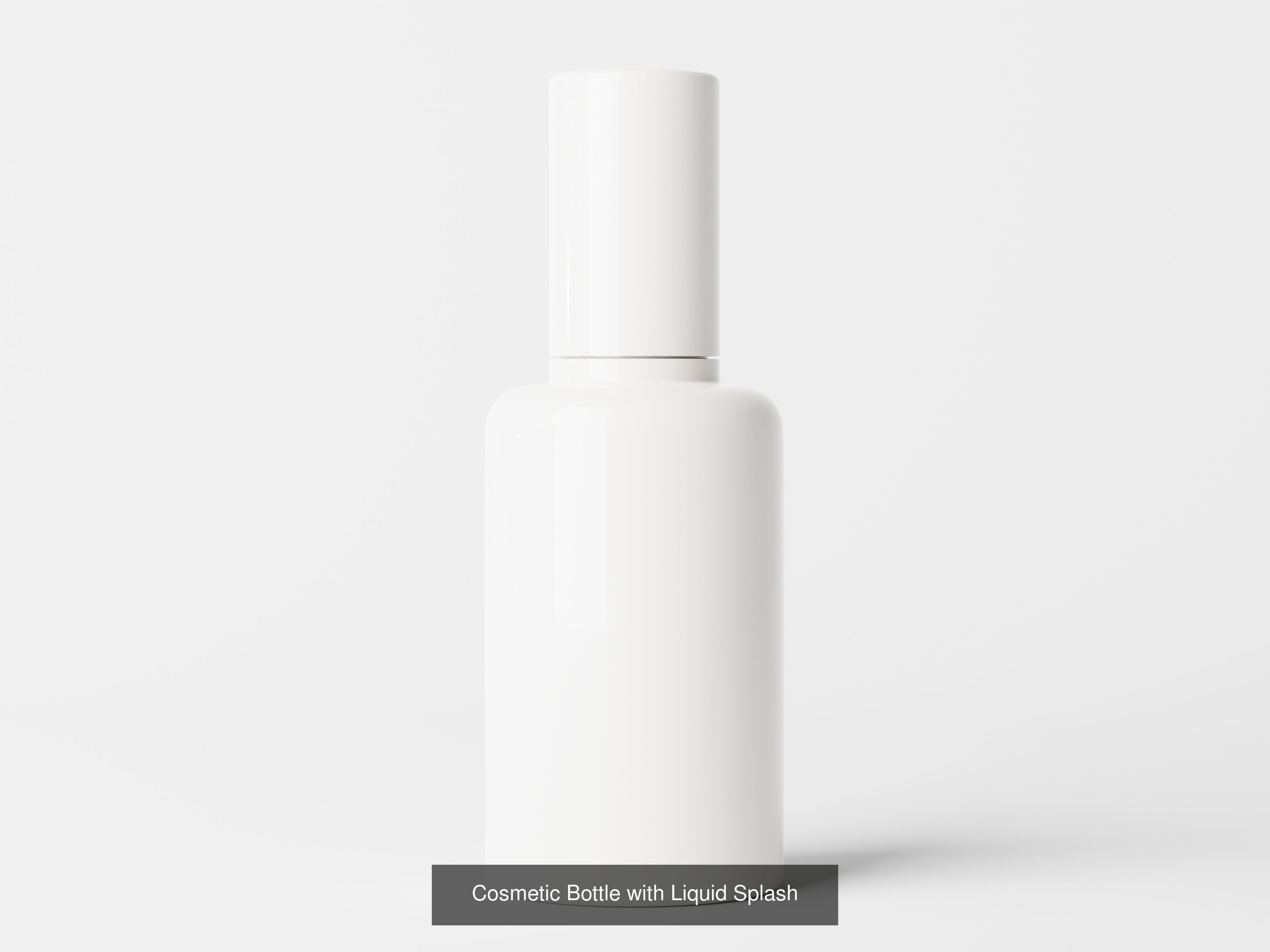 Cosmetic Bottle Collection with Liquid Splashes _15