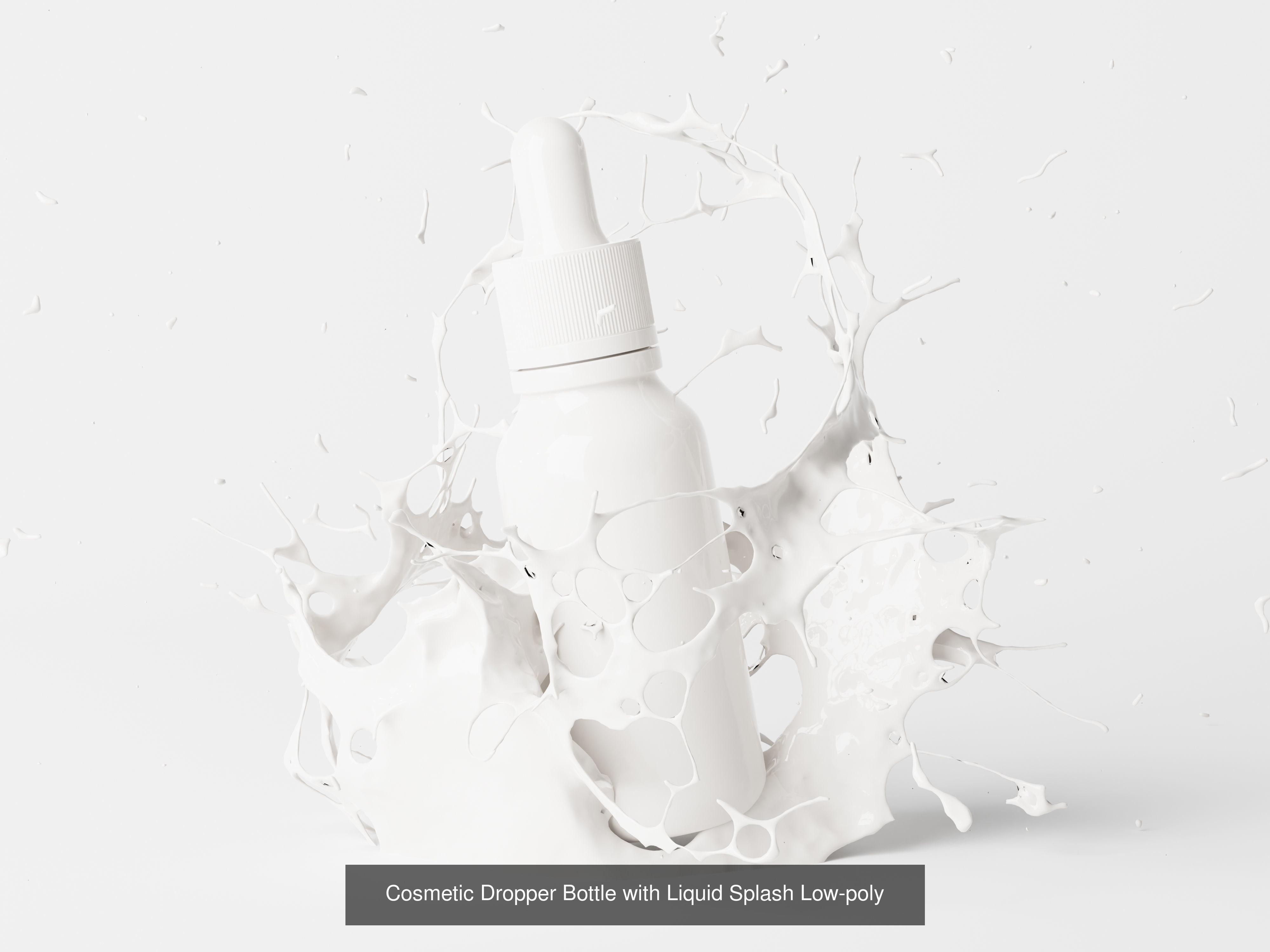 Cosmetic Bottle Collection with Liquid Splashes _7