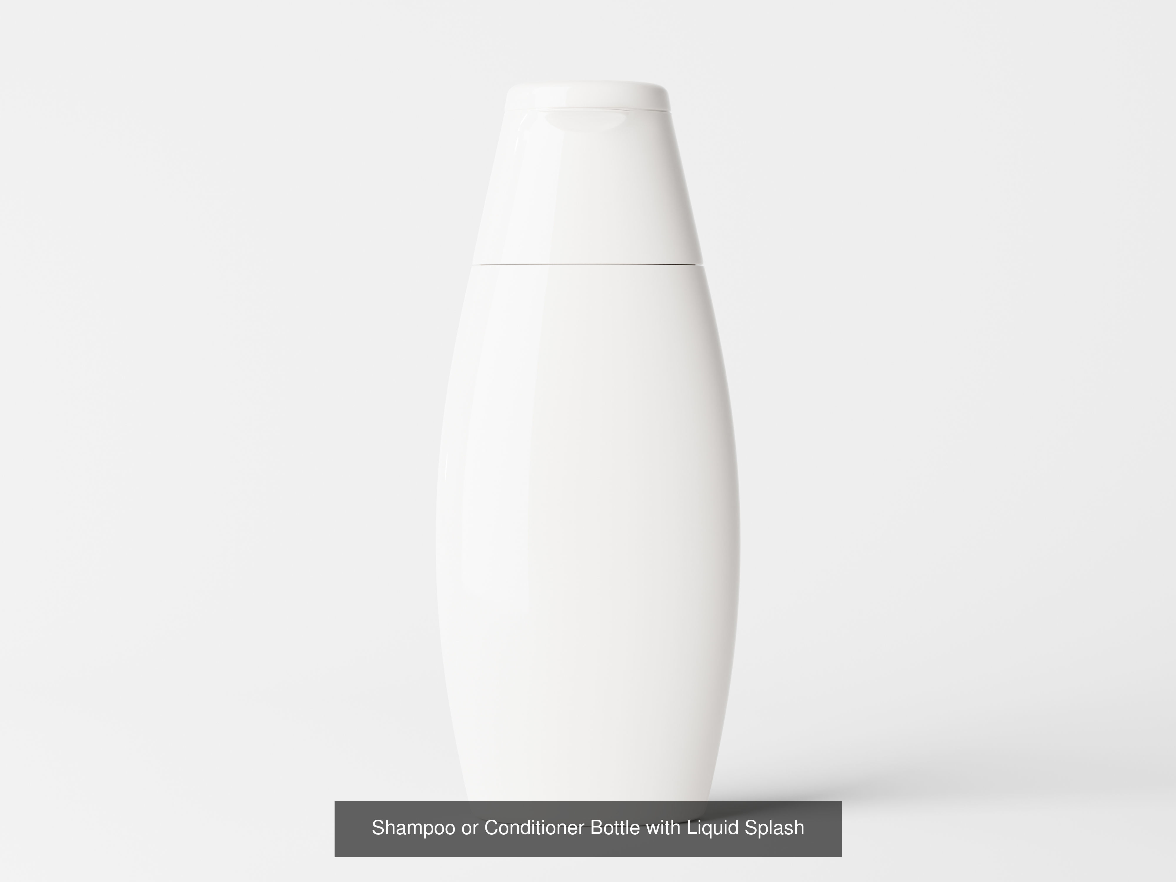 Cosmetic Bottle Collection with Liquid Splashes _19