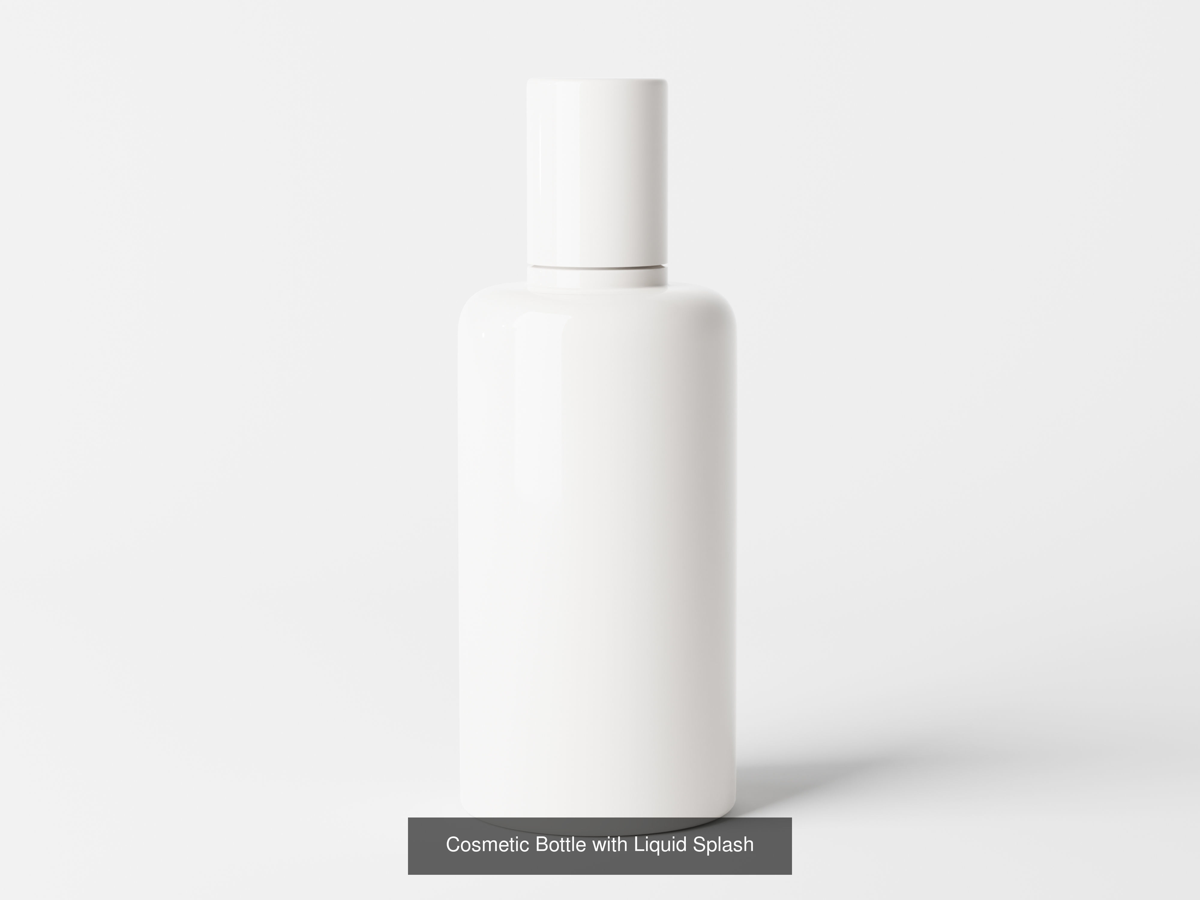 Cosmetic Bottle Collection with Liquid Splashes _10