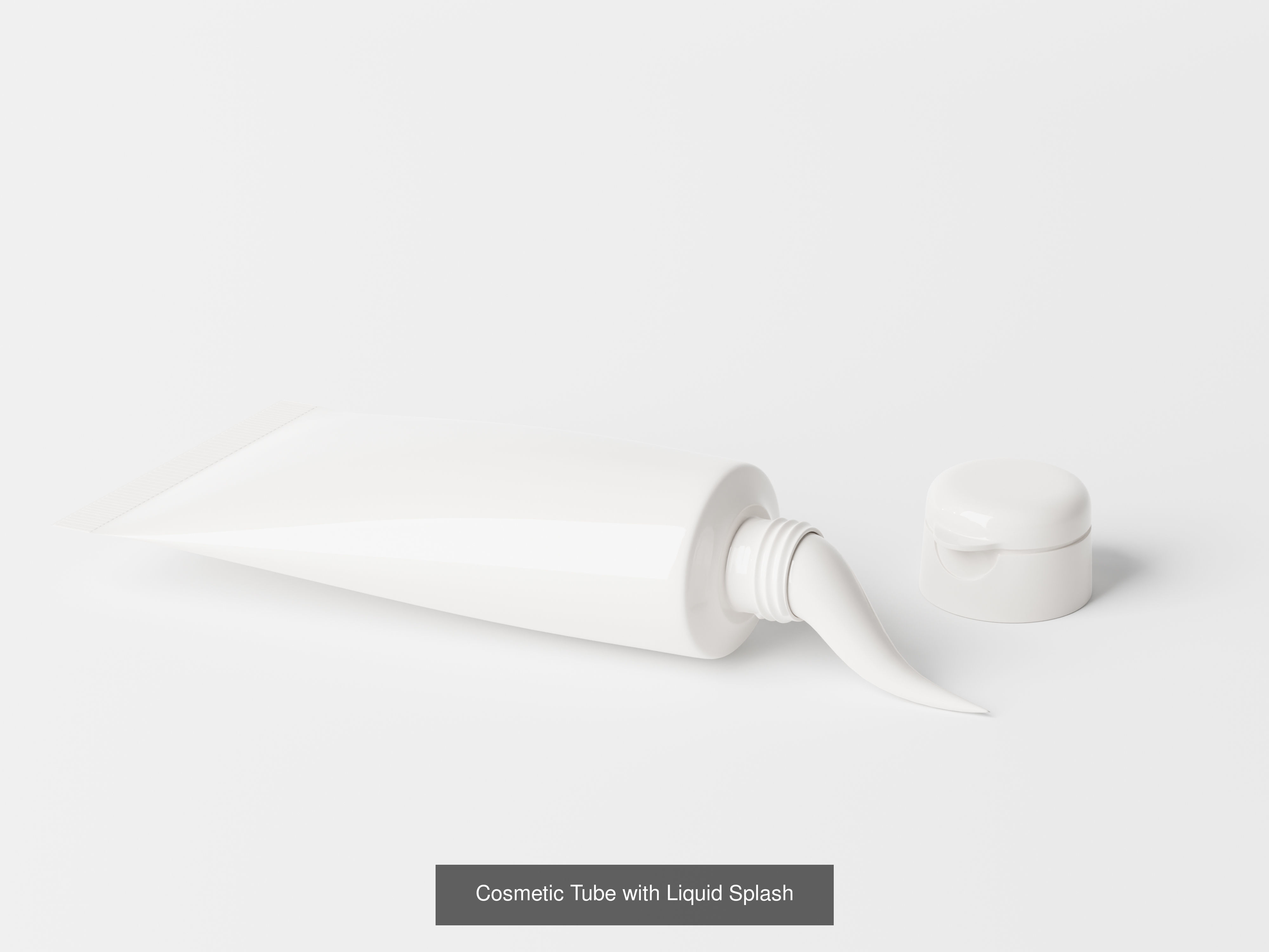 Cosmetic Bottle Collection with Liquid Splashes _1