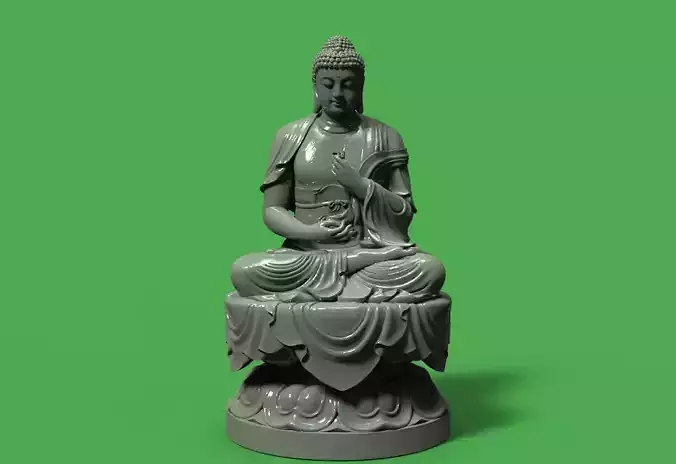 Amitabha Buddha 3D print model