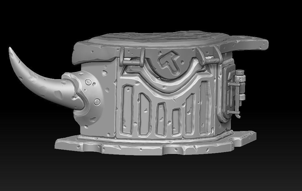 Anvil chest 3d print 3D model 3D printable CGTrader