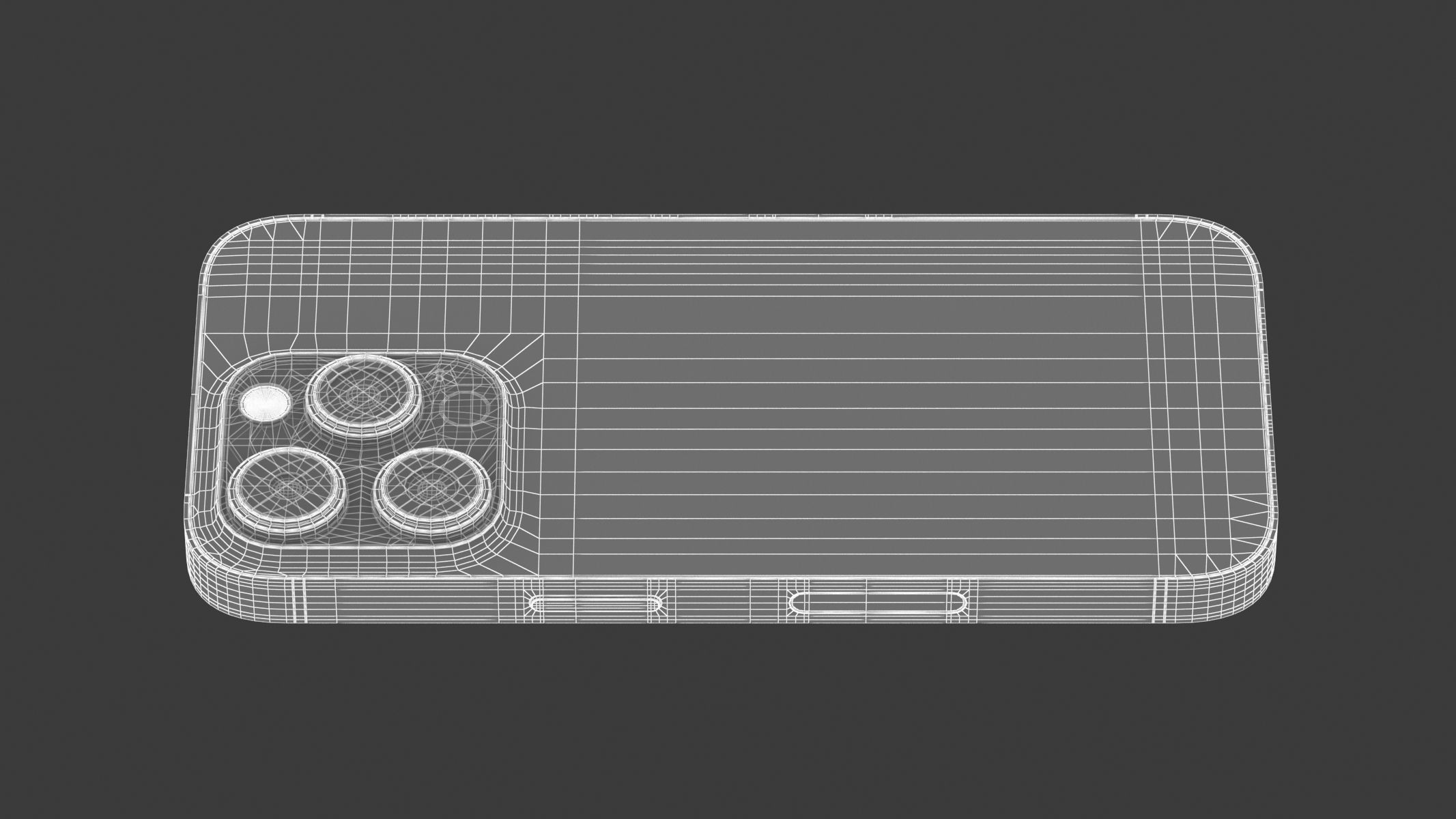 Apple iPhone 14 Pro Max Silver 3D model_12