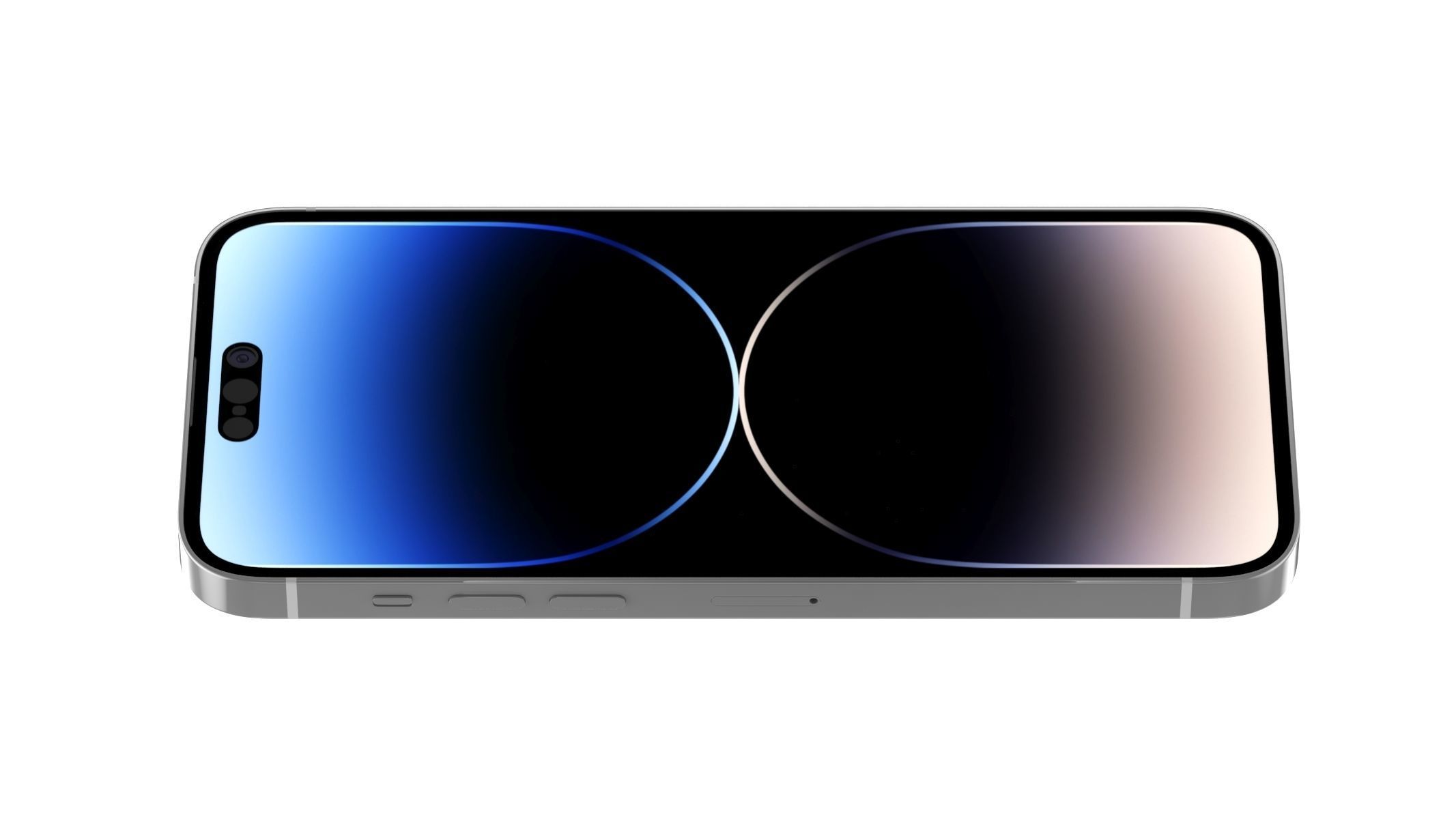 Apple iPhone 14 Pro Max Silver 3D model_7