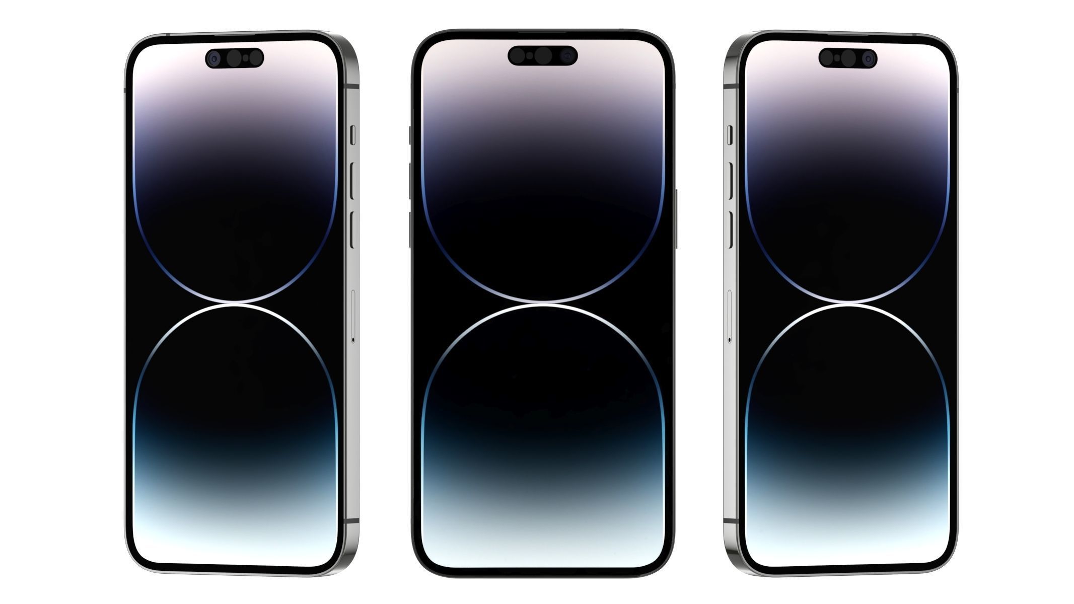 Apple iPhone 14 Pro Max Midnight 3D model_1