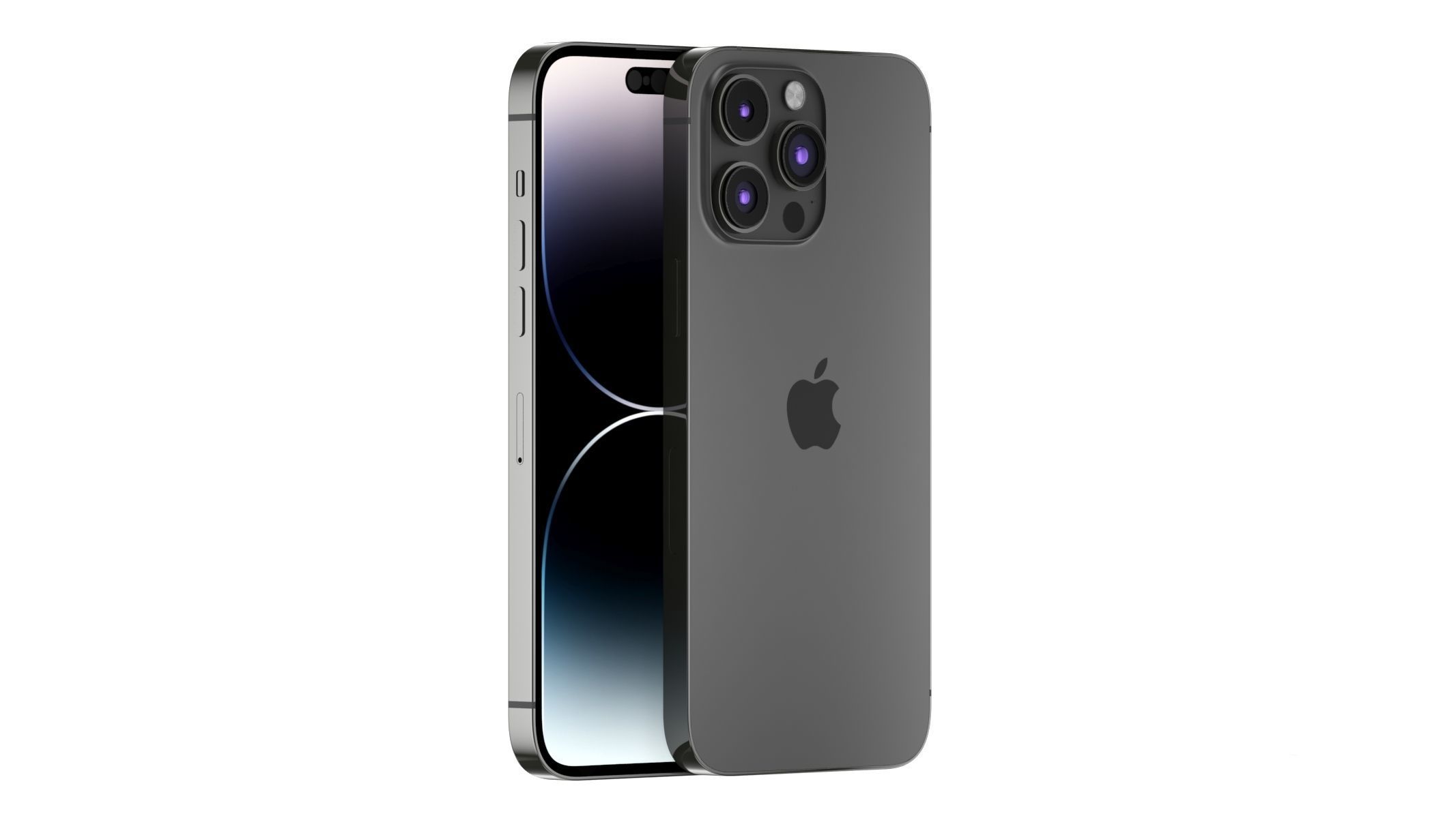 Apple iPhone 14 Pro Max Midnight 3D model_4