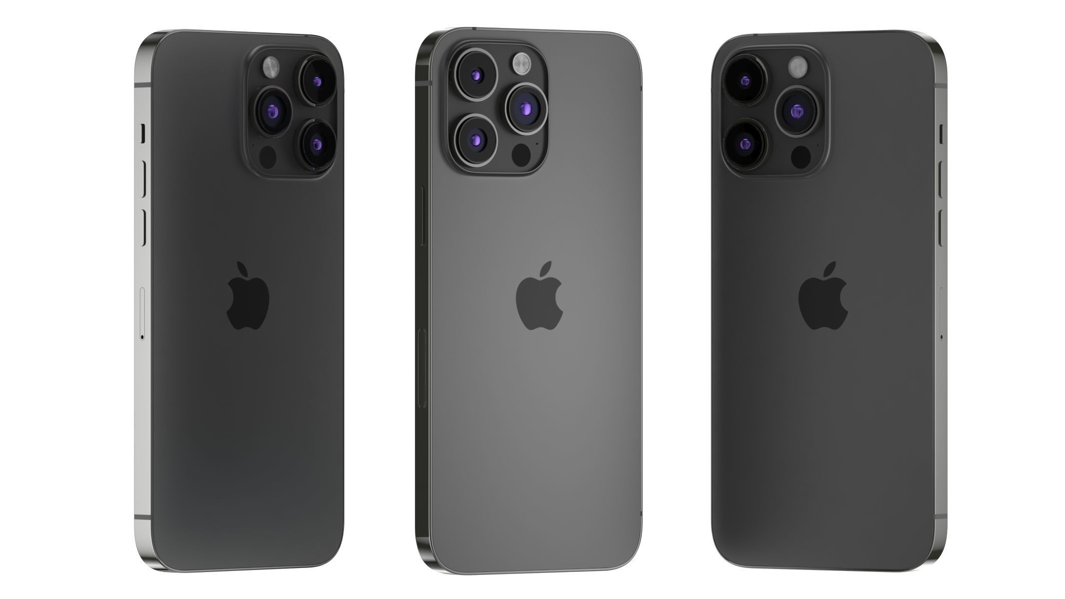 Apple iPhone 14 Pro Max Midnight 3D model_2