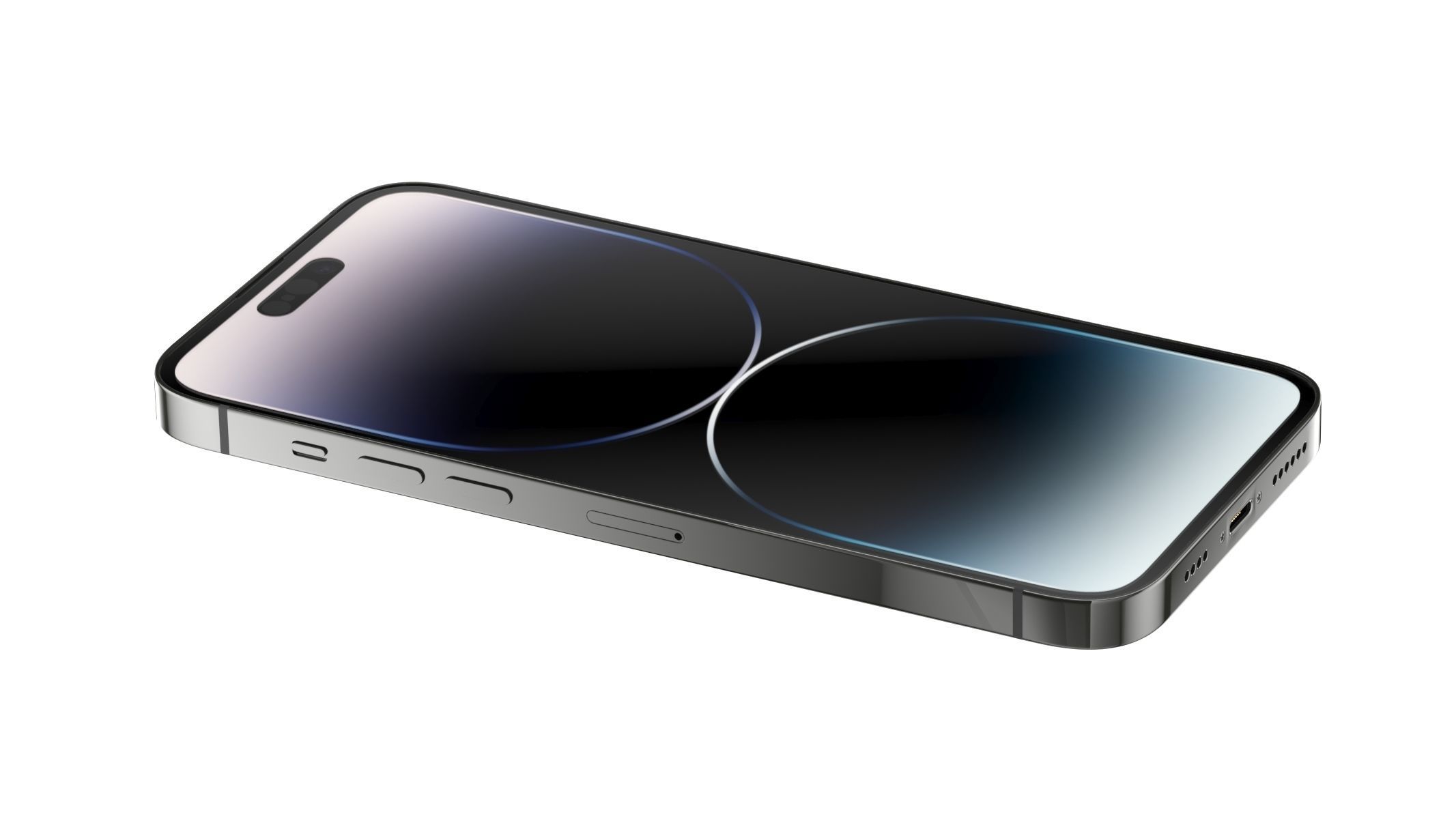 Apple iPhone 14 Pro Max Midnight 3D model_7