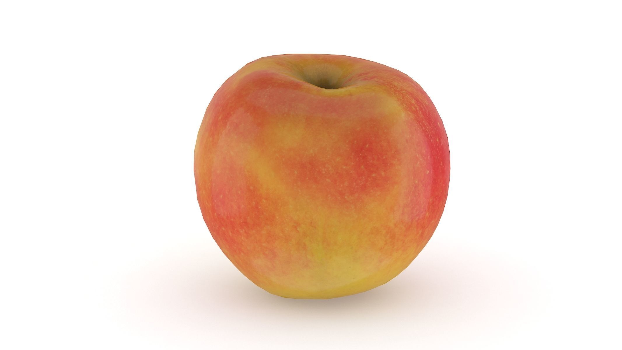 Apple Low Poly PBR Realistic Low-poly 3D model_1