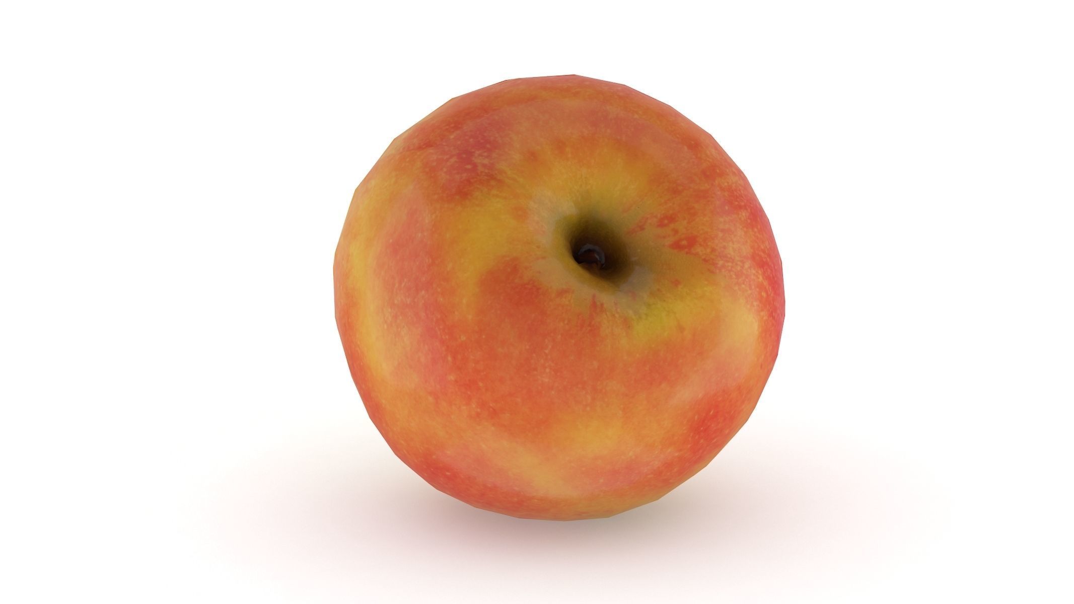 Apple Low Poly PBR Realistic Low-poly 3D model_4