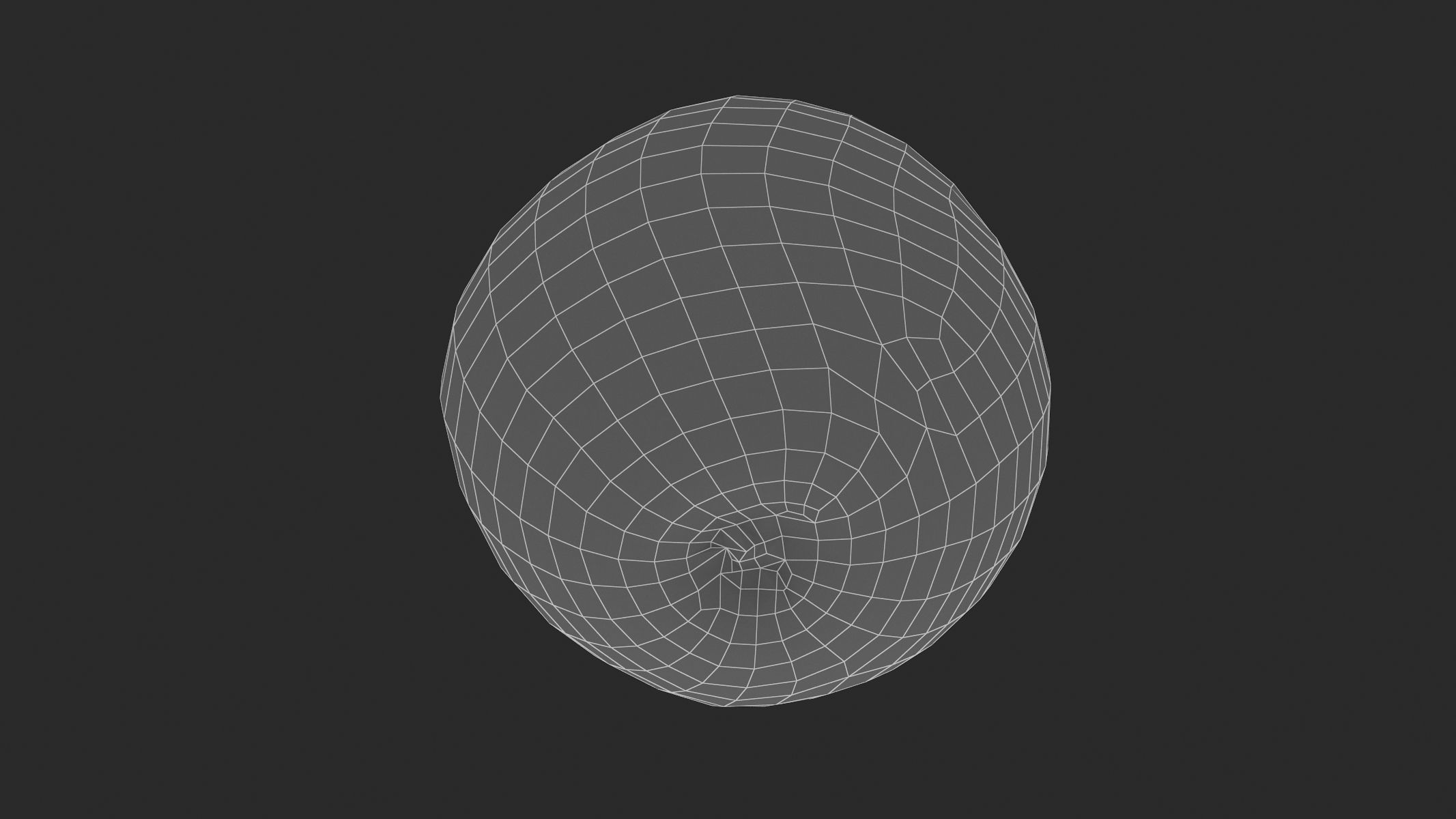 Apple Low Poly PBR Realistic Low-poly 3D model_8