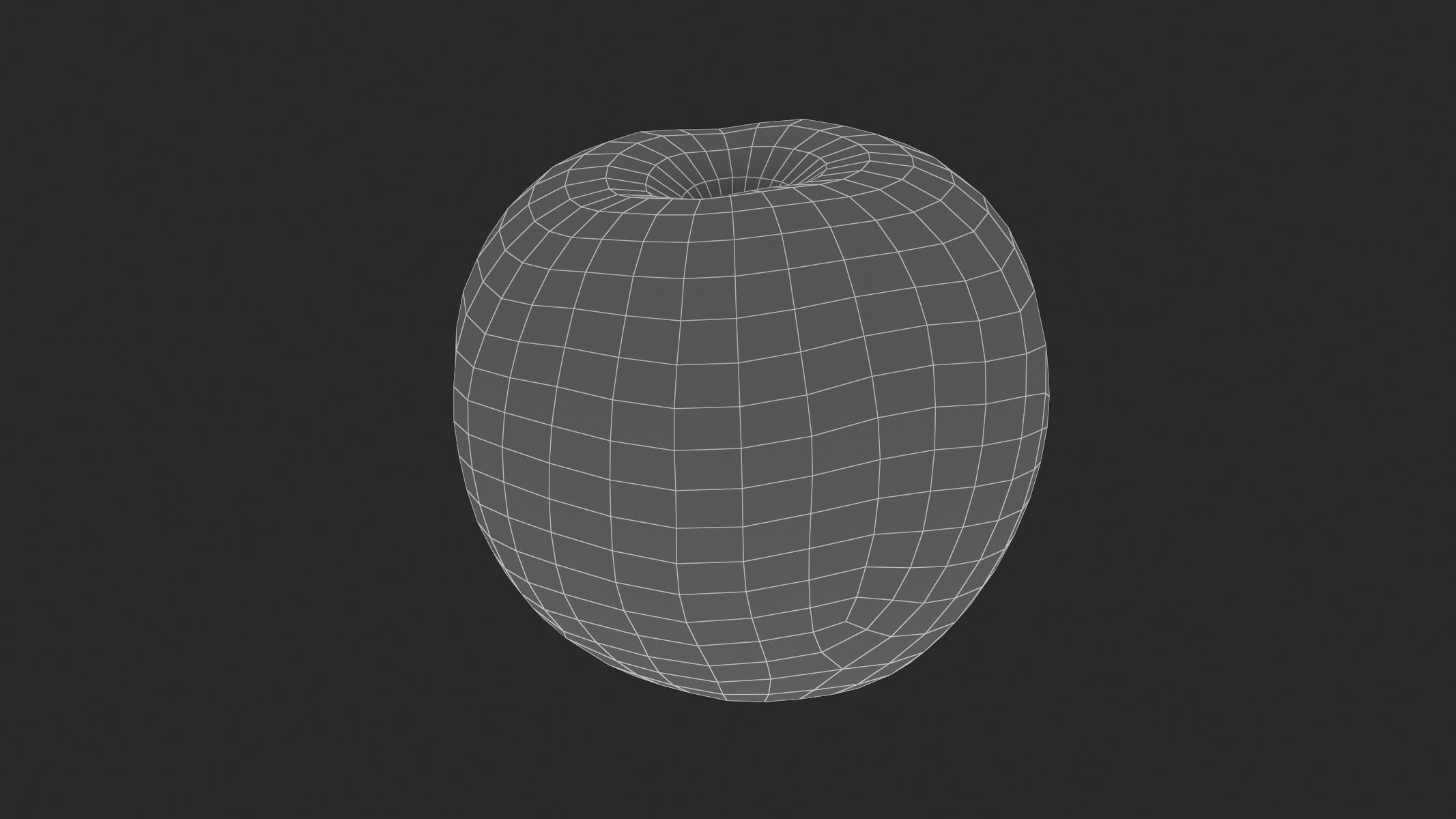 Apple Low Poly PBR Realistic Low-poly 3D model_5