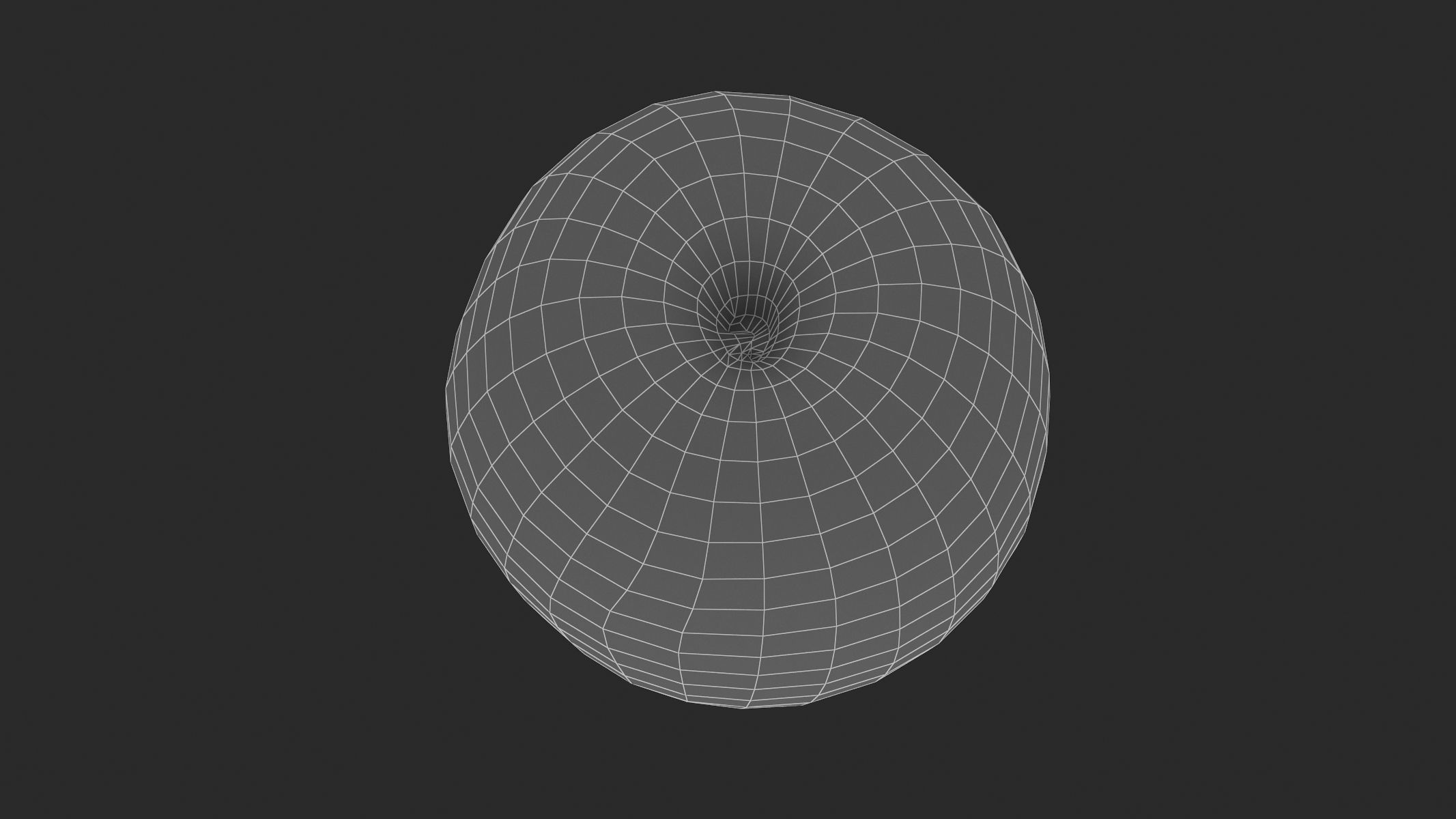 Apple Low Poly PBR Realistic Low-poly 3D model_7