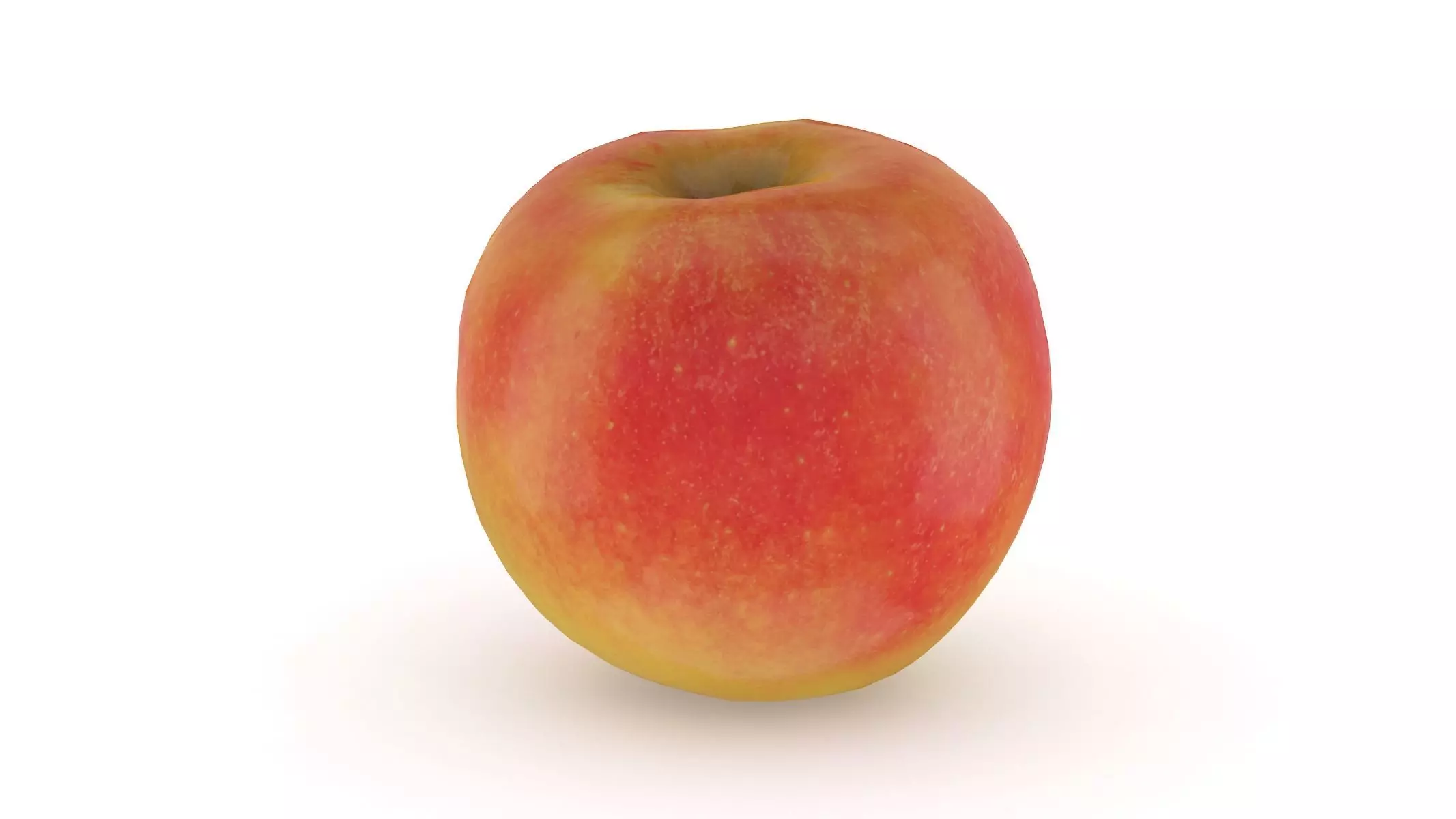 Apple Low Poly PBR Realistic Low-poly 3D model_0