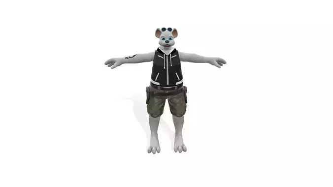Polar Bear for VRChat 3D model
