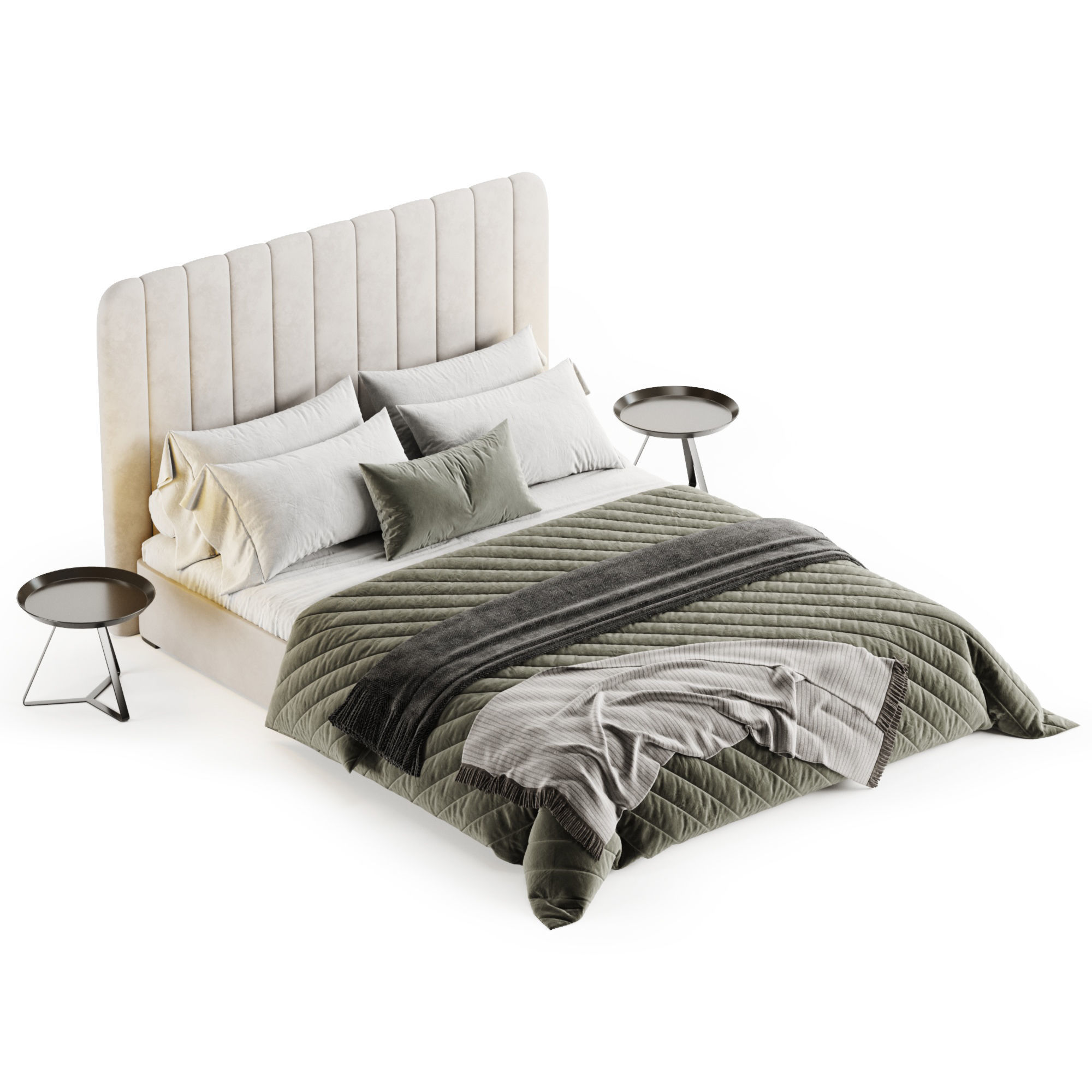 Bed K3 by Delavega 3D model_8