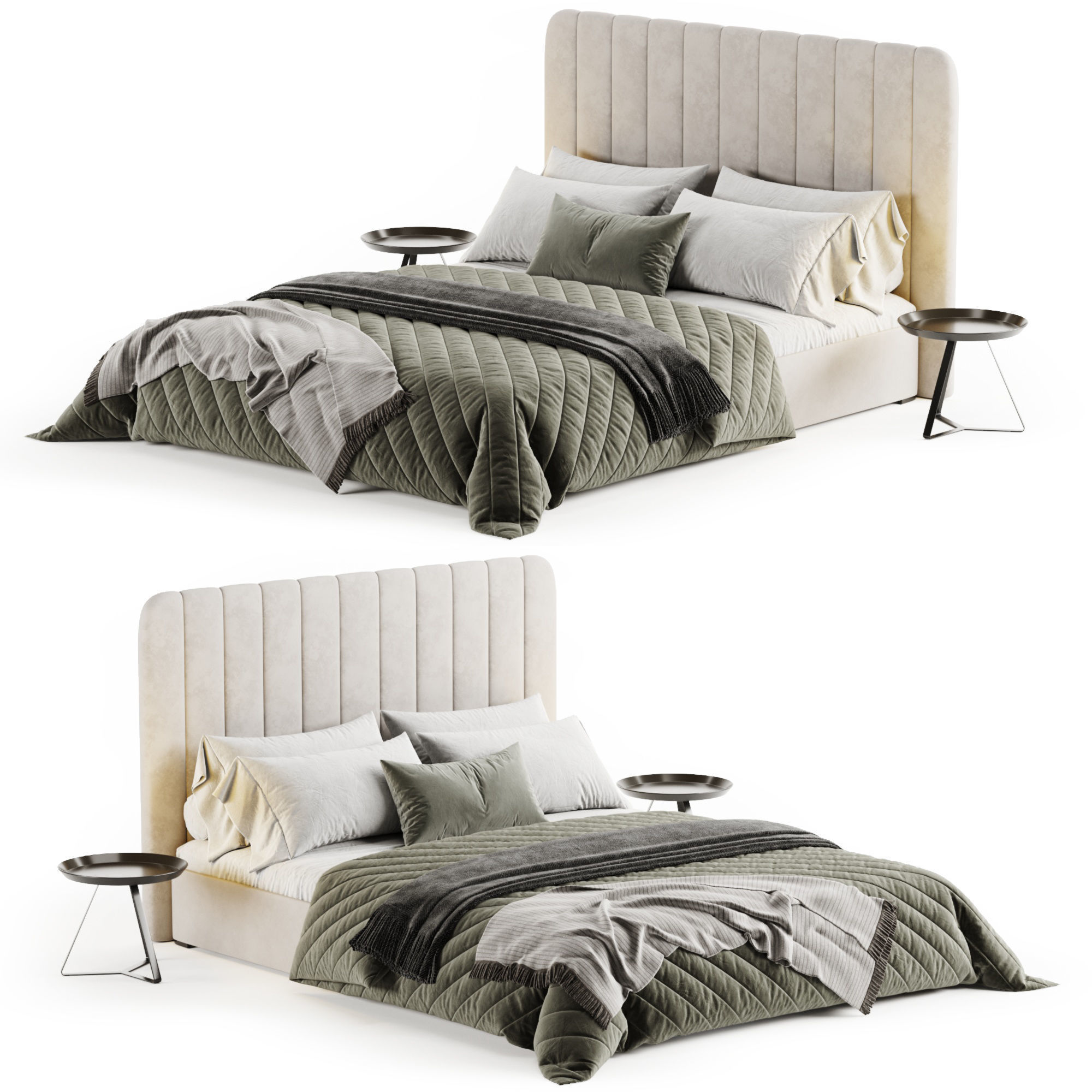 Bed K3 by Delavega 3D model_3