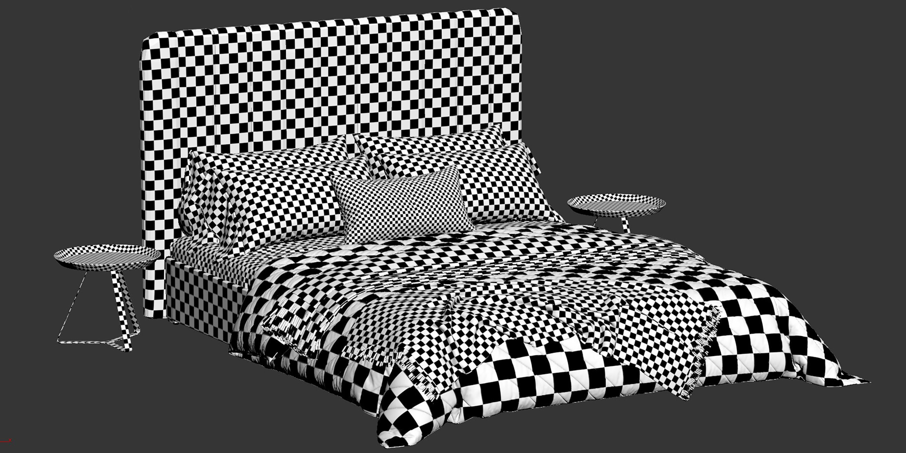 Bed K3 by Delavega 3D model_12