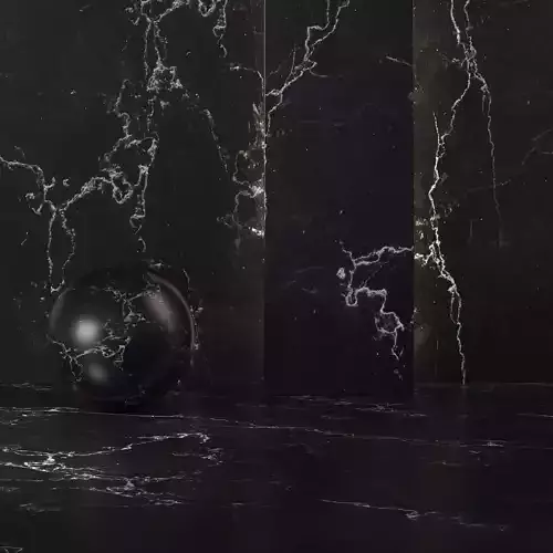 black white marble thailand design 8K PBR  Texture Drcg 001