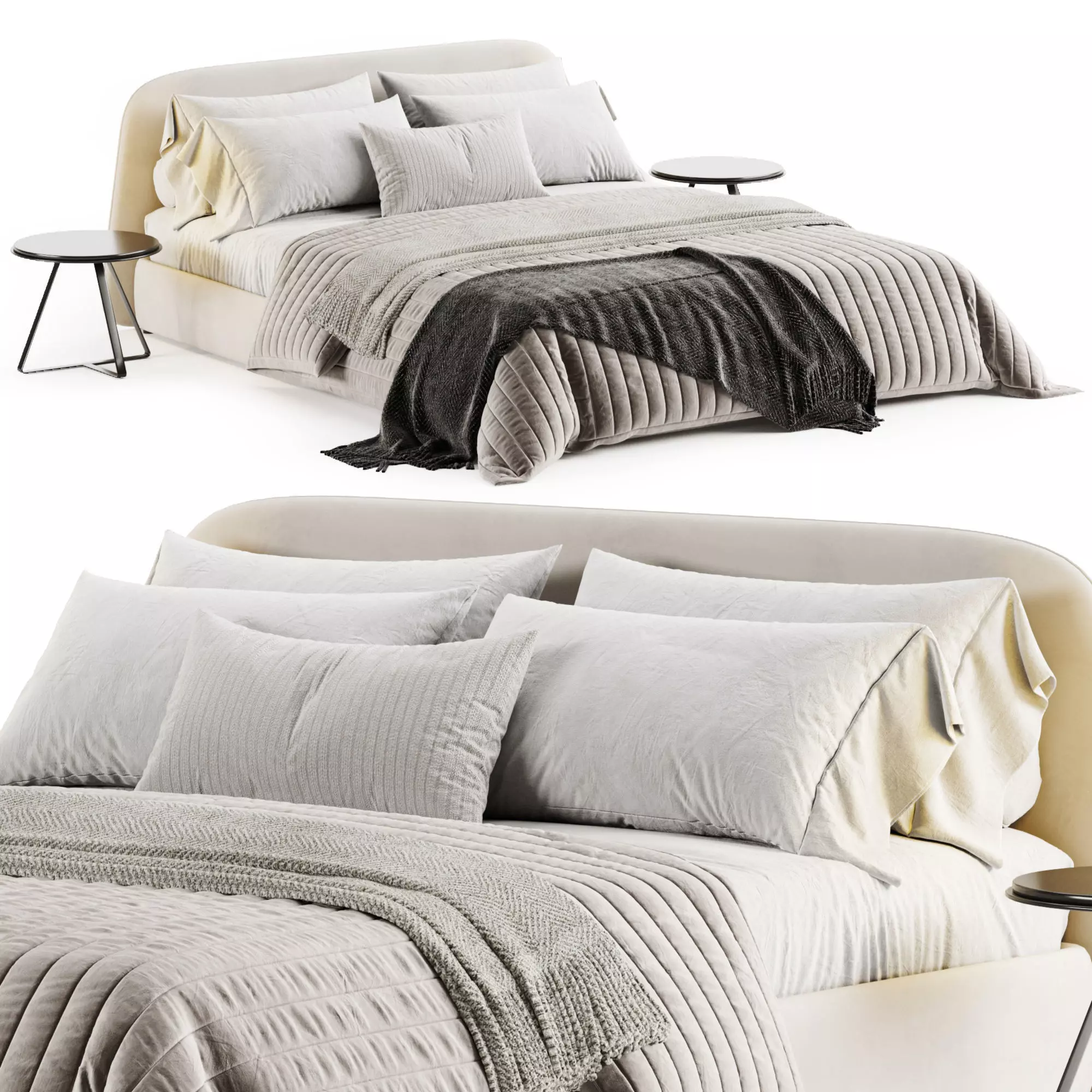 Boca Slimbed Bed 3D model_0