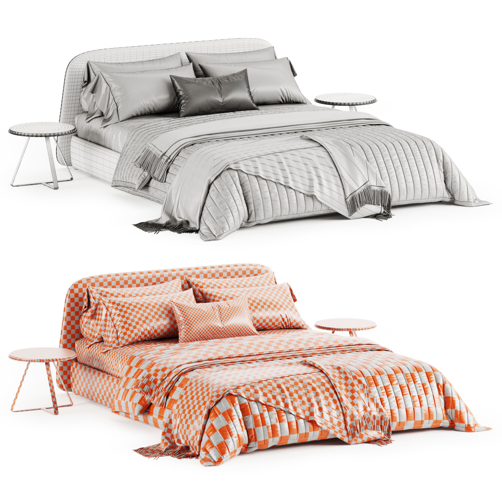 Boca Slimbed Bed 3D model_3