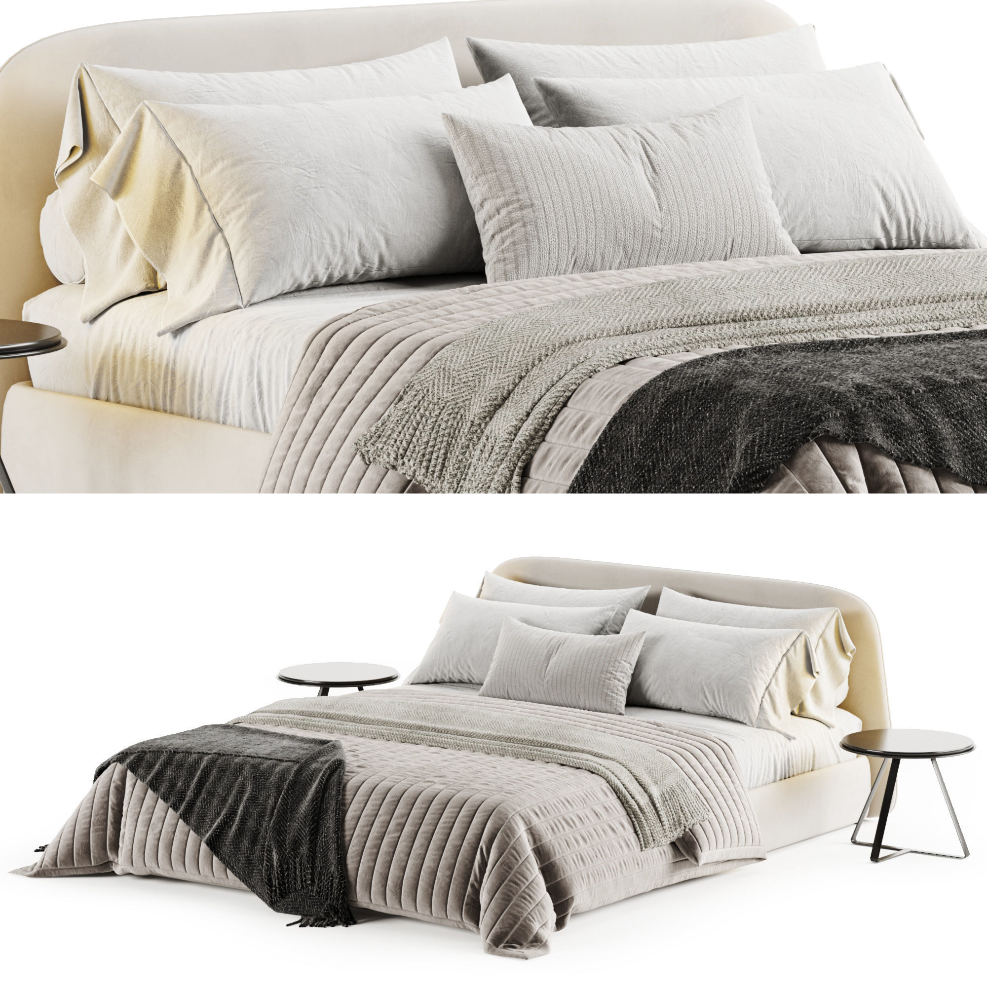 Boca Slimbed Bed 3D model_1