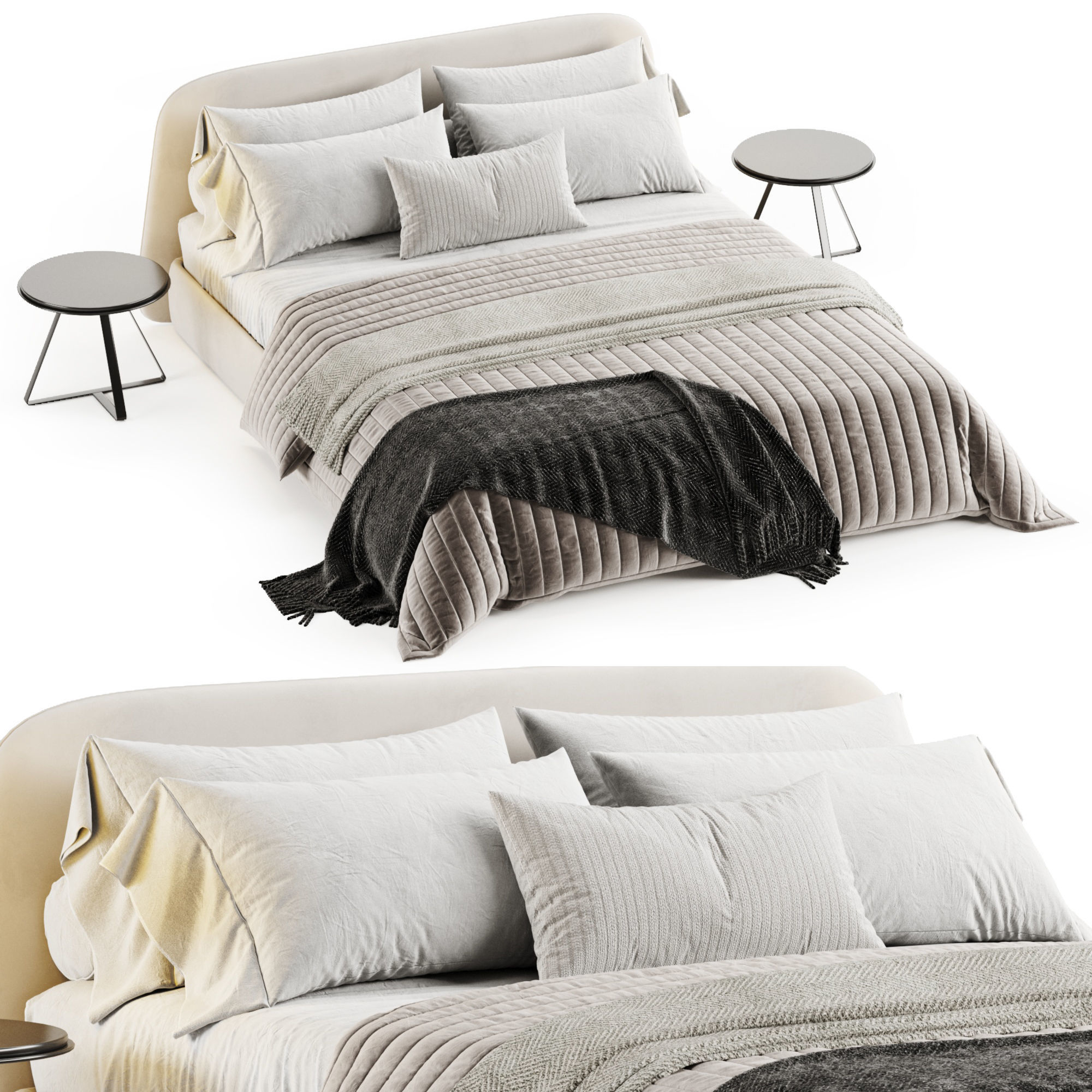 Boca Slimbed Bed 3D model_2