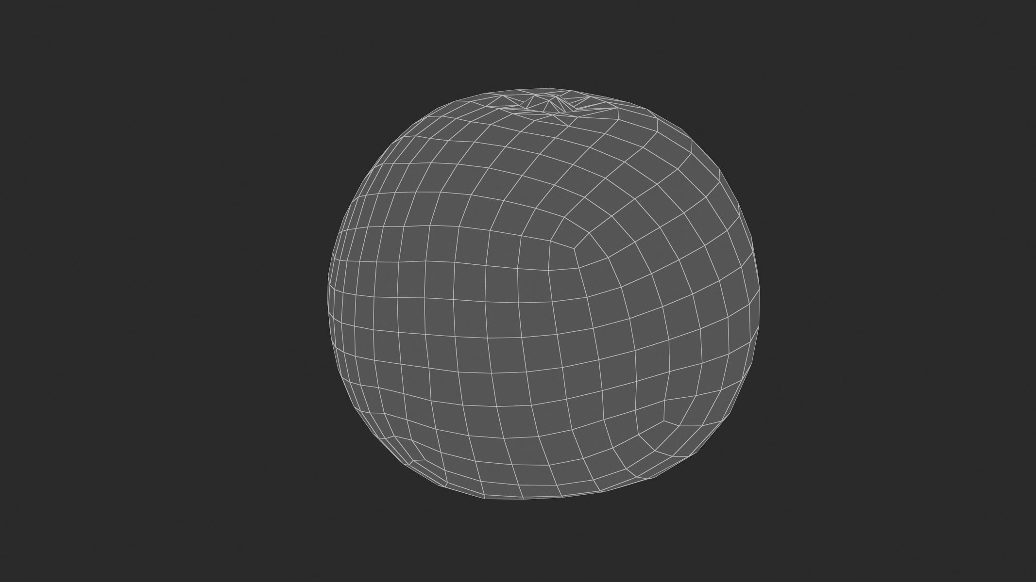 Orange Low Poly PBR Realistc Low-poly 3D model_6